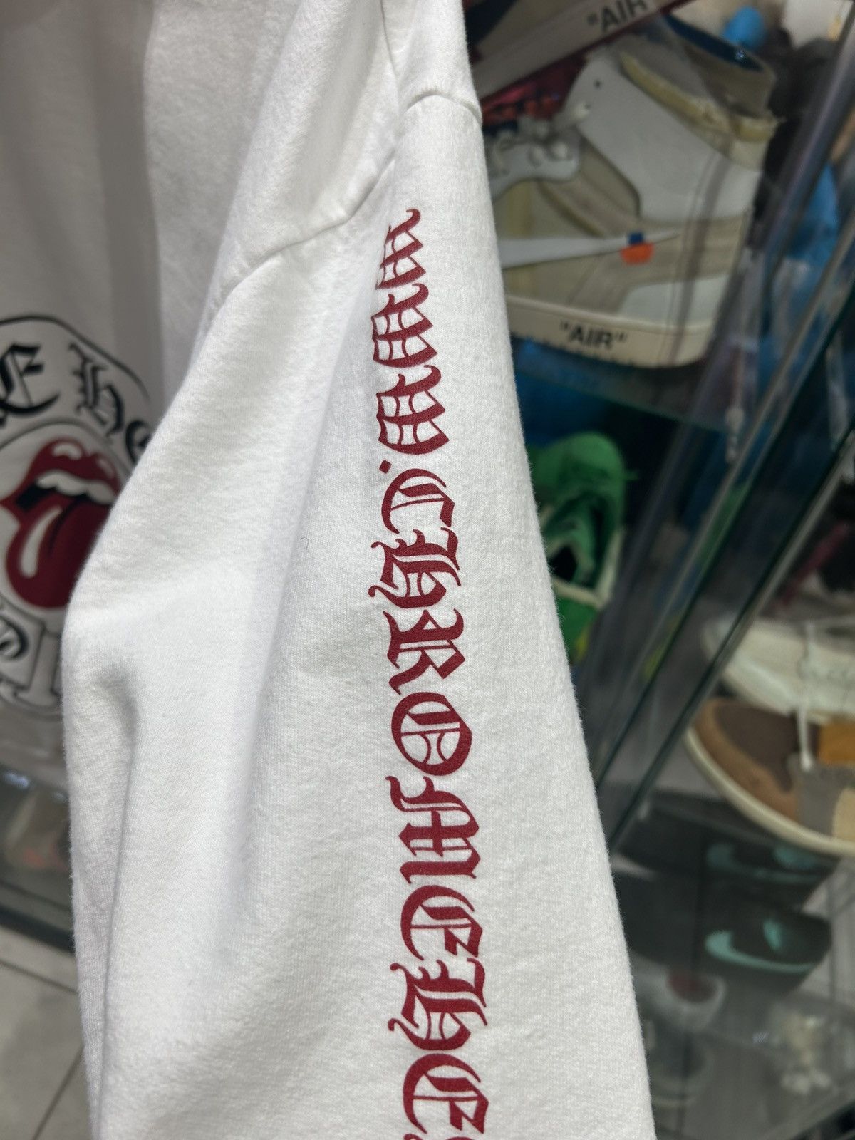 Chrome Hearts × The Rolling Stones Chrome hearts rolling stones white hoodie Size US L / EU 52-54 / 3 - 4 Thumbnail