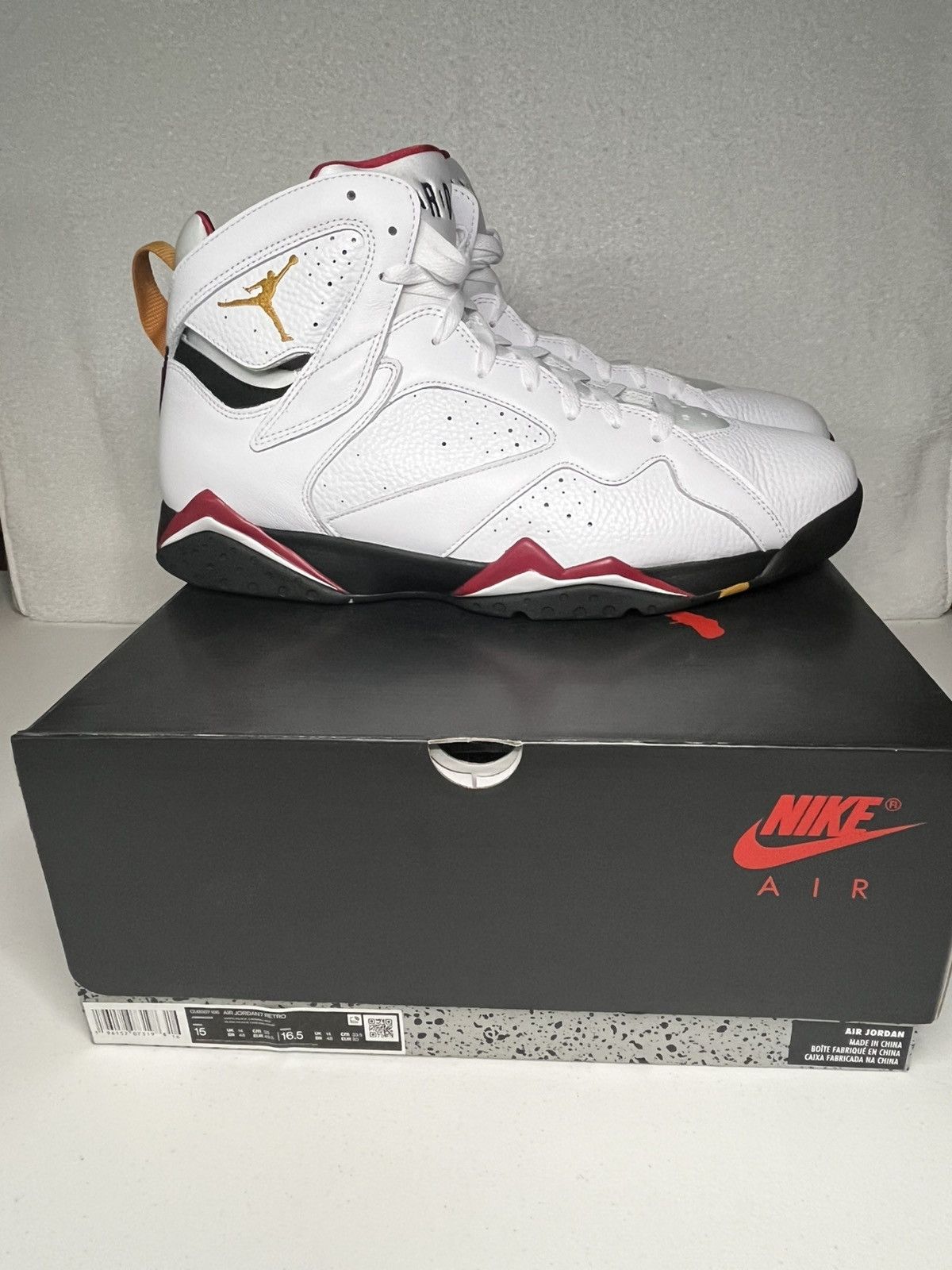 Nike Nike Air Jordan 7 Retro Cardinal 2022 Size 15 Size US 15 / EU 48 - 1 Thumbnail