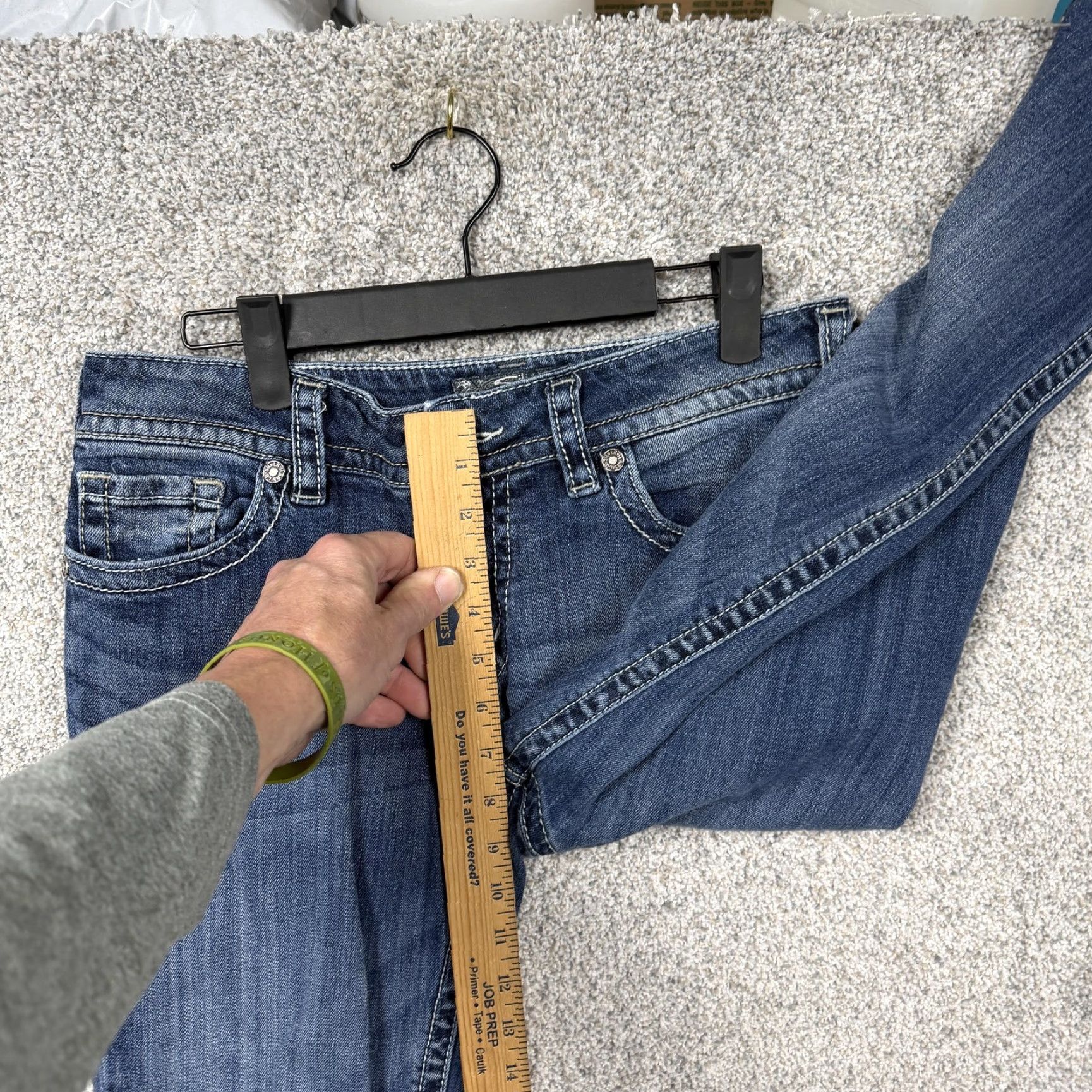 Silver Jeans Co. Silver Jeans Co Suki Bootcut Jeans Womens 30x29.5 Blue Stretch Denim Y2K Western Size 30" / US 8 / IT 44 - 5 Thumbnail
