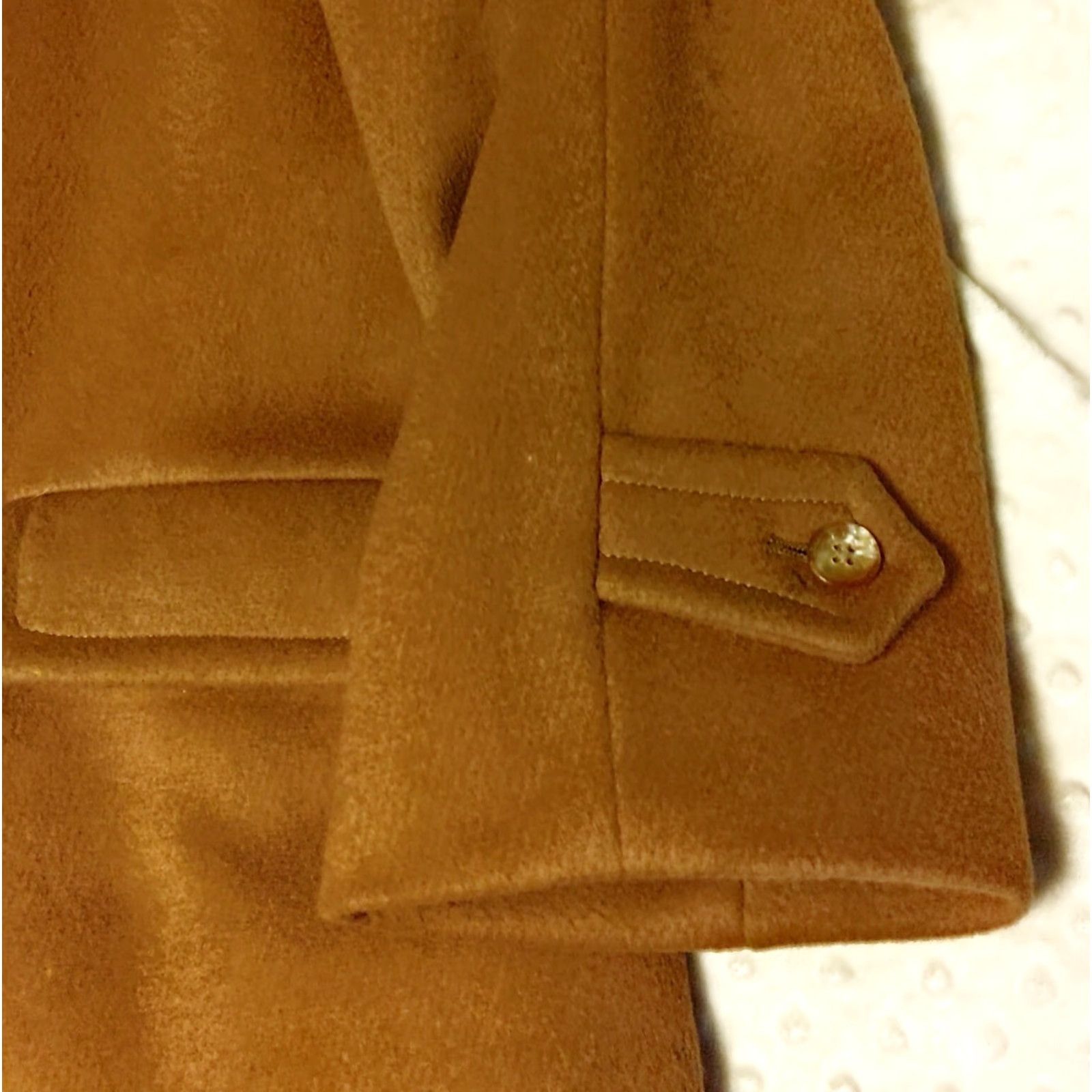 Vintage VINTAGE Zero King 100% Wool Long Coat - 1960s Trench Mac Faux Fur Brown 44 Regular Mens Womens - 60's 70's Everyday Outerwear Size US S / EU 44-46 / 1 - 5 Thumbnail