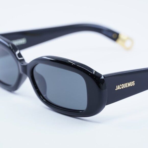 Jacquemus Jacquemus ROND CARRE JAC/11 C1 Sunglasses Black Rectangle Size ONE SIZE - 9 Thumbnail