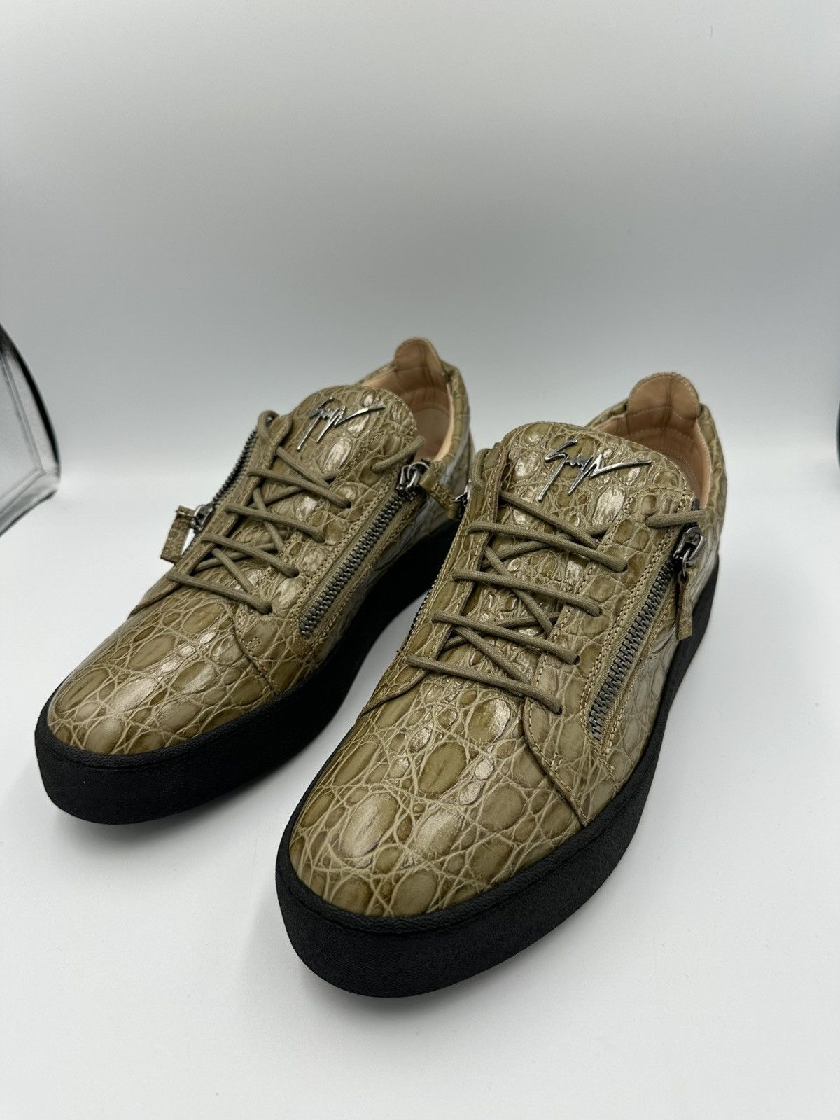 Giuseppe Zanotti Giuseppe Zanotti Animal Print Sneaker Size US 13 / EU 46 - 1 Thumbnail