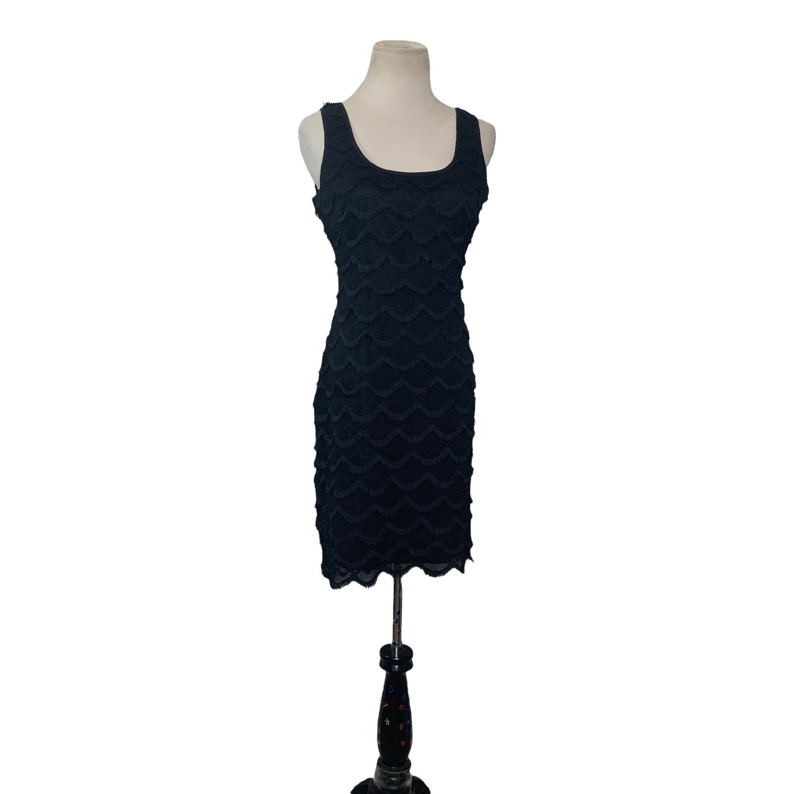 Guess Guess black frayed cocktail mini dress size Small Size S / US 4 / IT 40 - 13 Thumbnail