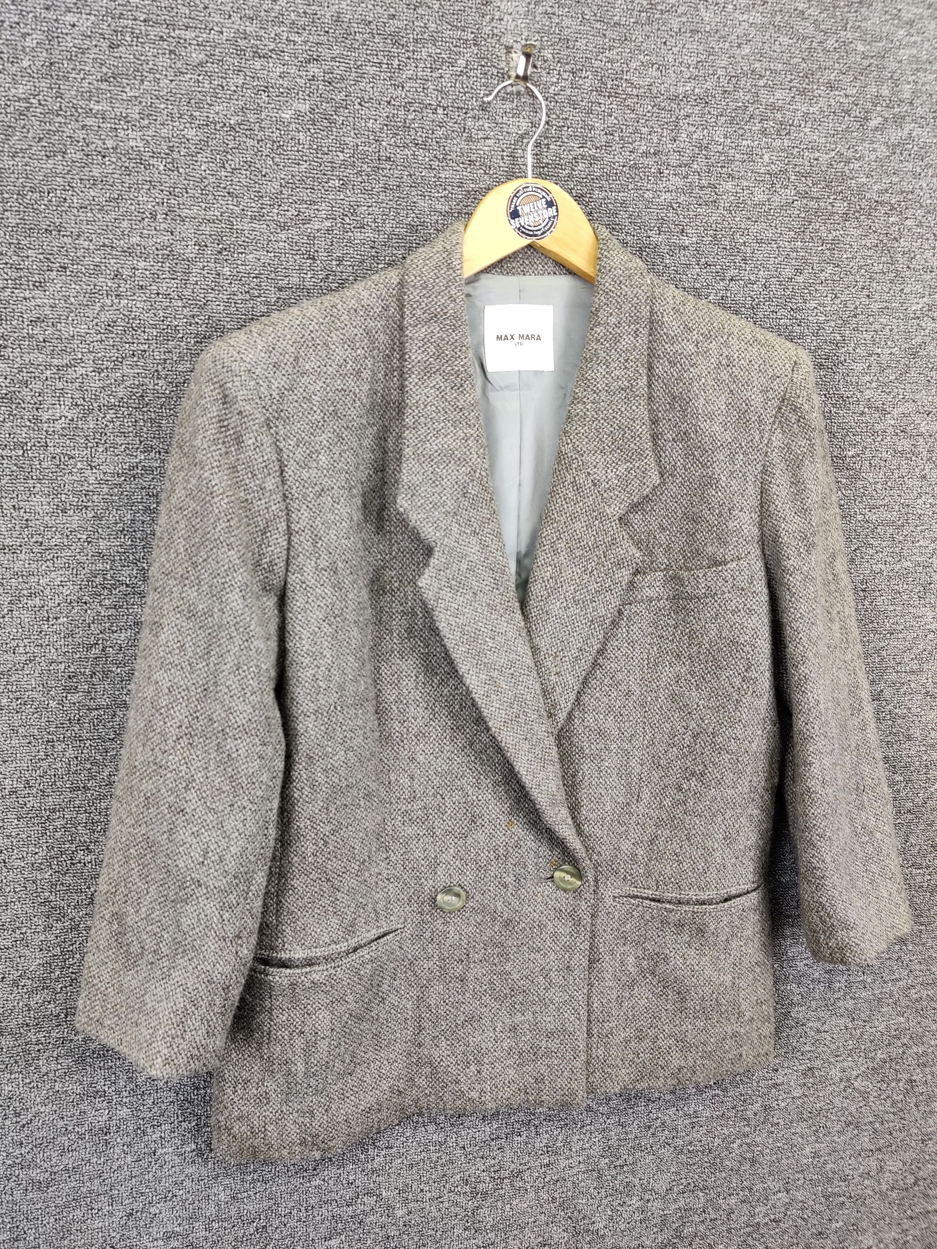 Japanese Brand Vintage Max Mara Soft Wool Single Breasted Blazer Size US M / EU 48-50 / 2 - 5 Thumbnail