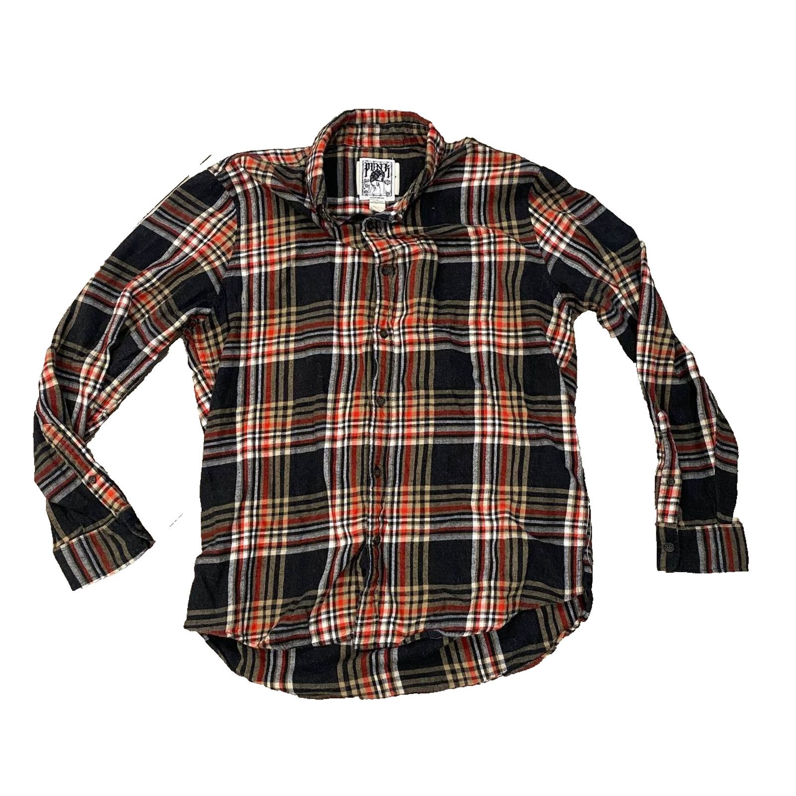 Other PUNK ® LA Anarchy Brown Plaid Flannel Grunge Brown sz L Size US L / EU 52-54 / 3 - 2 Thumbnail