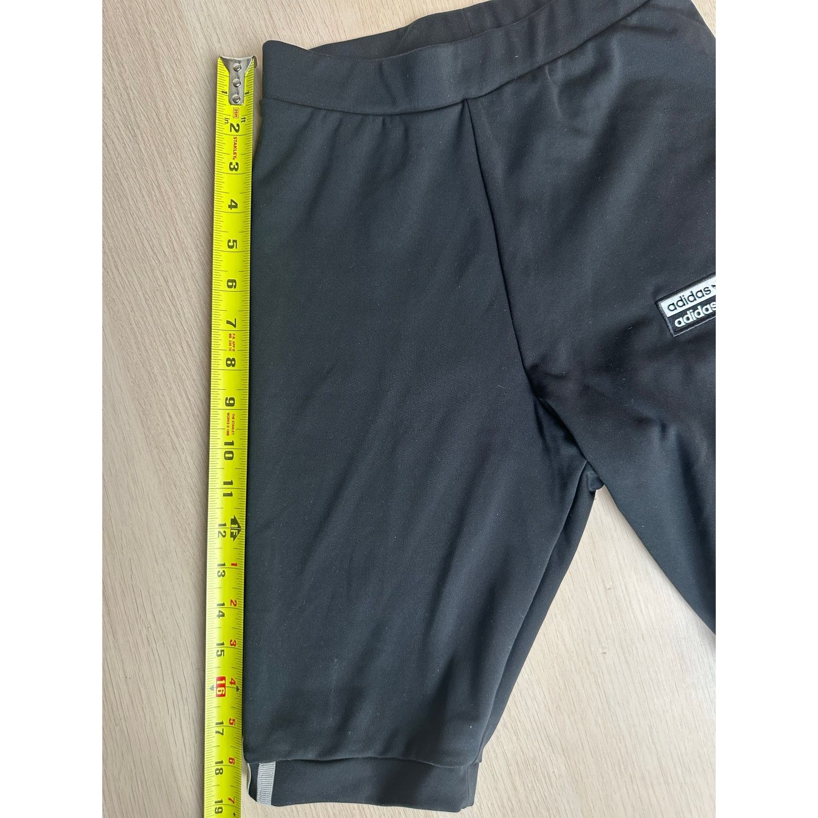 Adidas Adidas Vintage Black Biker Shorts - Size XS - Mint Size 26" / US 2 / IT 38 - 4 Thumbnail