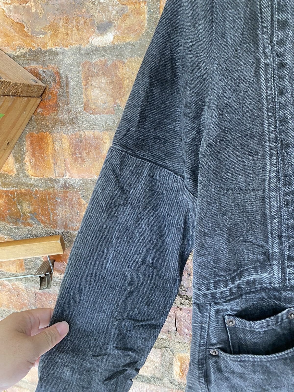 Japanese Brand × Nepenthes × Yasuyuki Ishii Vtg Cut and Rebuild Levis Ink Japan Waldes Zipper Size US XS / EU 42 / 0 - 11 Thumbnail
