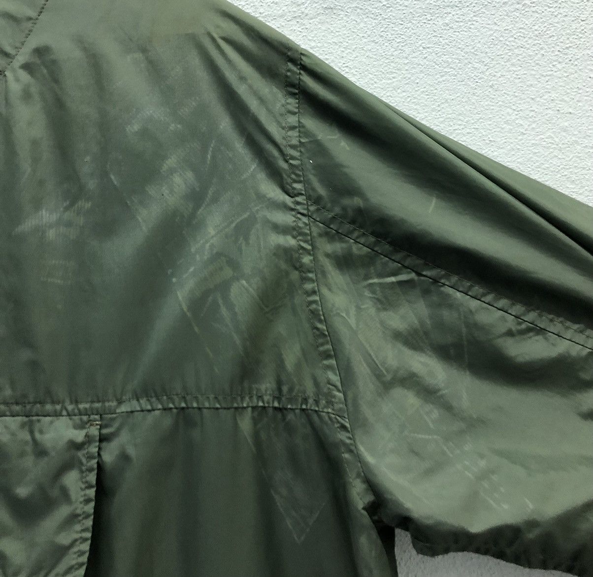 Japanese Brand Hiromichi Nakano Olive Green Pullover Windbreaker Size L Size US L / EU 52-54 / 3 - 17 Thumbnail