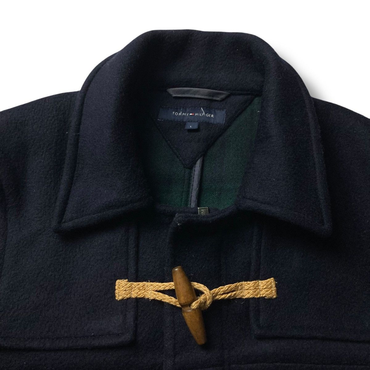 Tommy Hilfiger TOMMY HILFIGER DUFFLE COAT WOOL JACKET Size US L / EU 52-54 / 3 - 7 Thumbnail