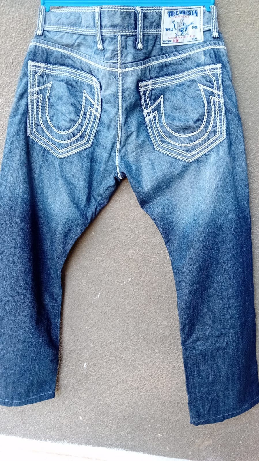 True Religion True Religion Jeans Section Slim Denim sz 34 Size US 34 / EU 50 - 1 Thumbnail