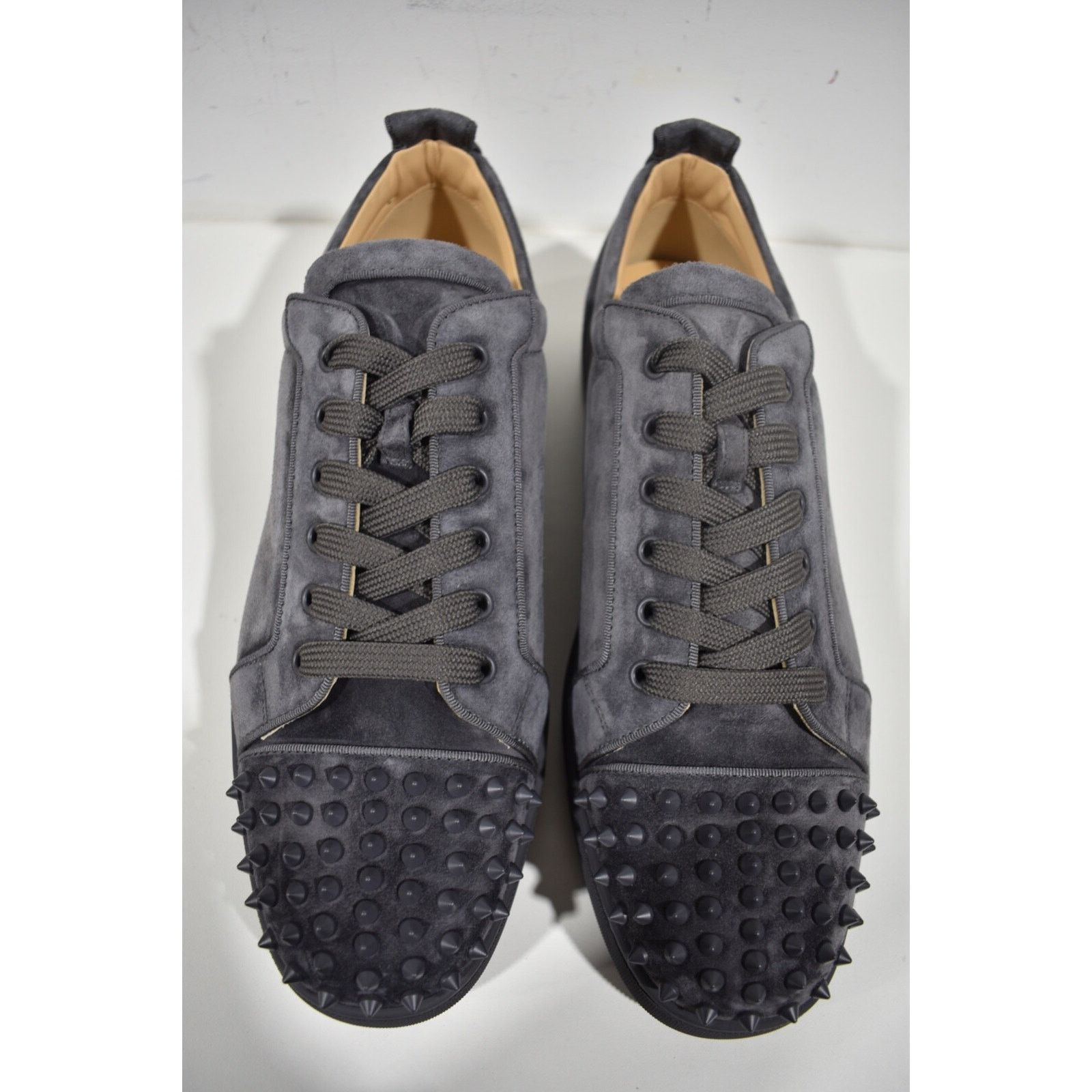 Christian Louboutin Christian Louboutin Louis Junior Spikes Orlato Flat Smoky Size US 14 / EU 47 - 8 Thumbnail