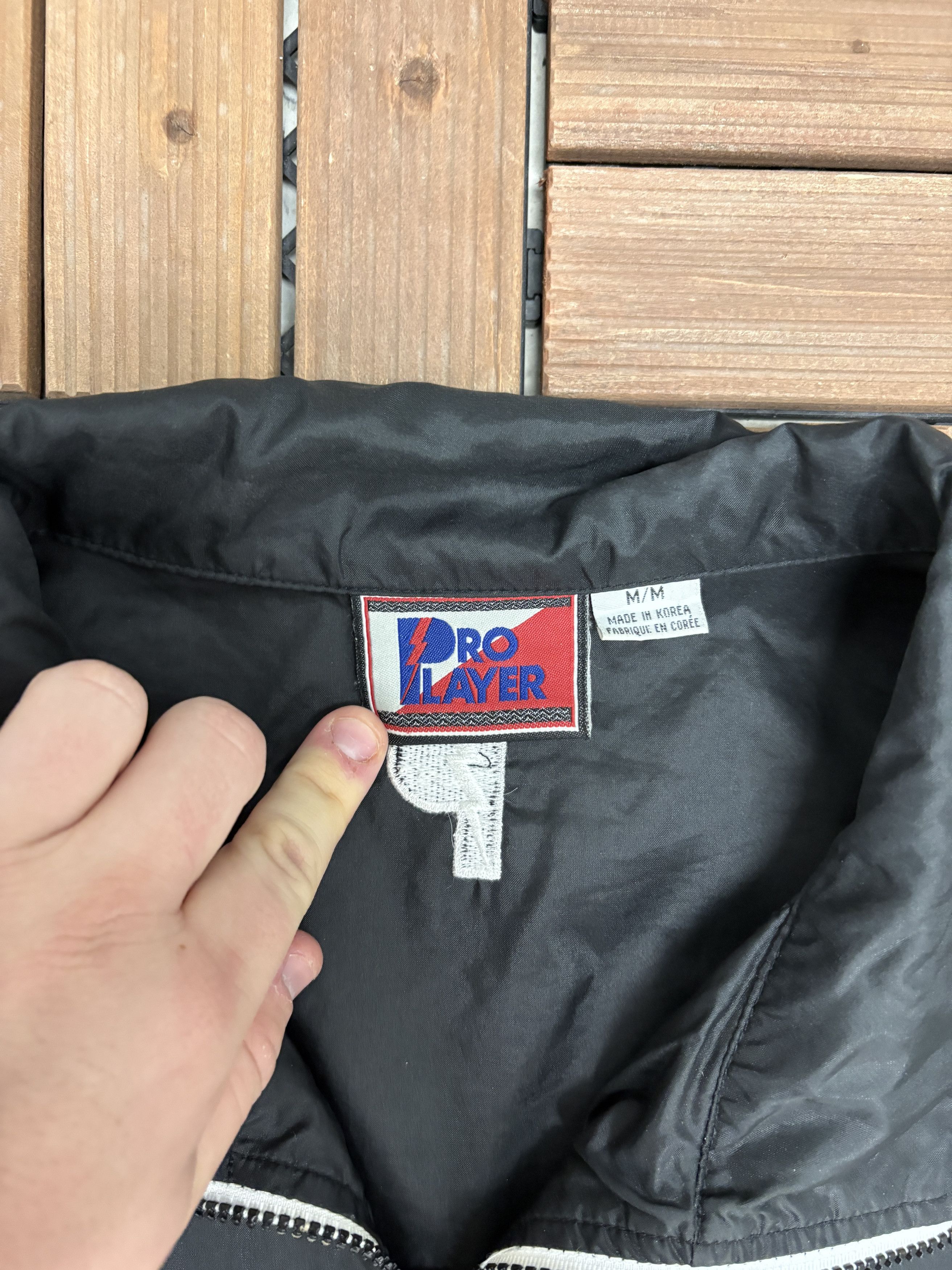 Vintage Pro Player Black Vintage Windbreaker Jacket Size US M / EU 48-50 / 2 - 6 Thumbnail