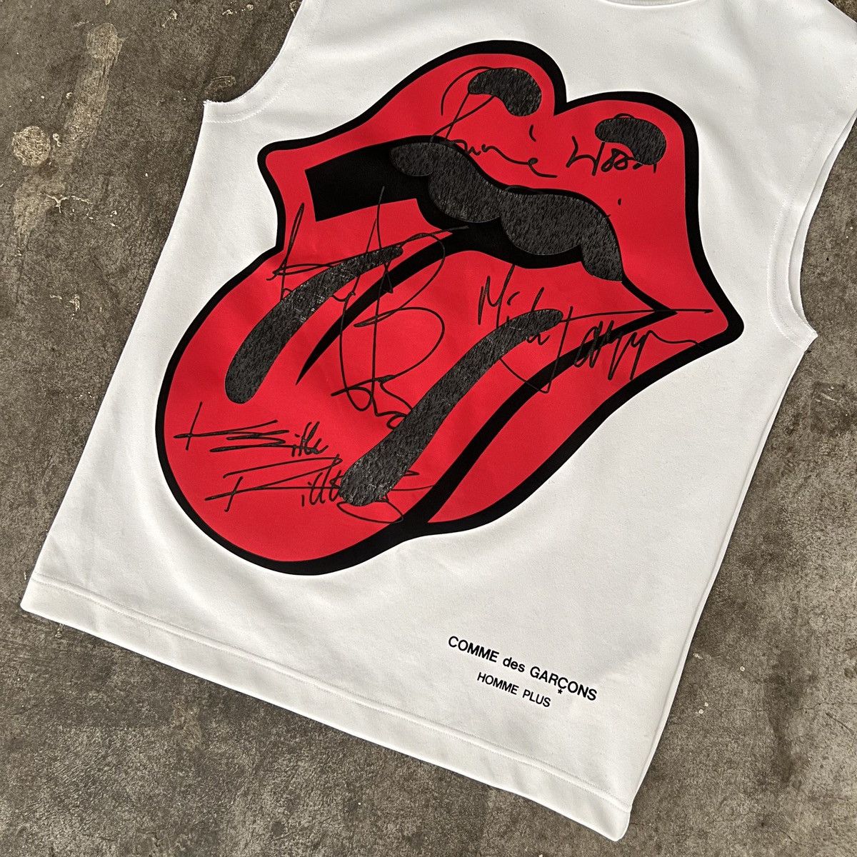 Comme des Garcons Homme Plus CDG Homme Plus - S/S05 - R/S - Digital Tounge - Tank Top Size US S / EU 44-46 / 1 - 7 Thumbnail