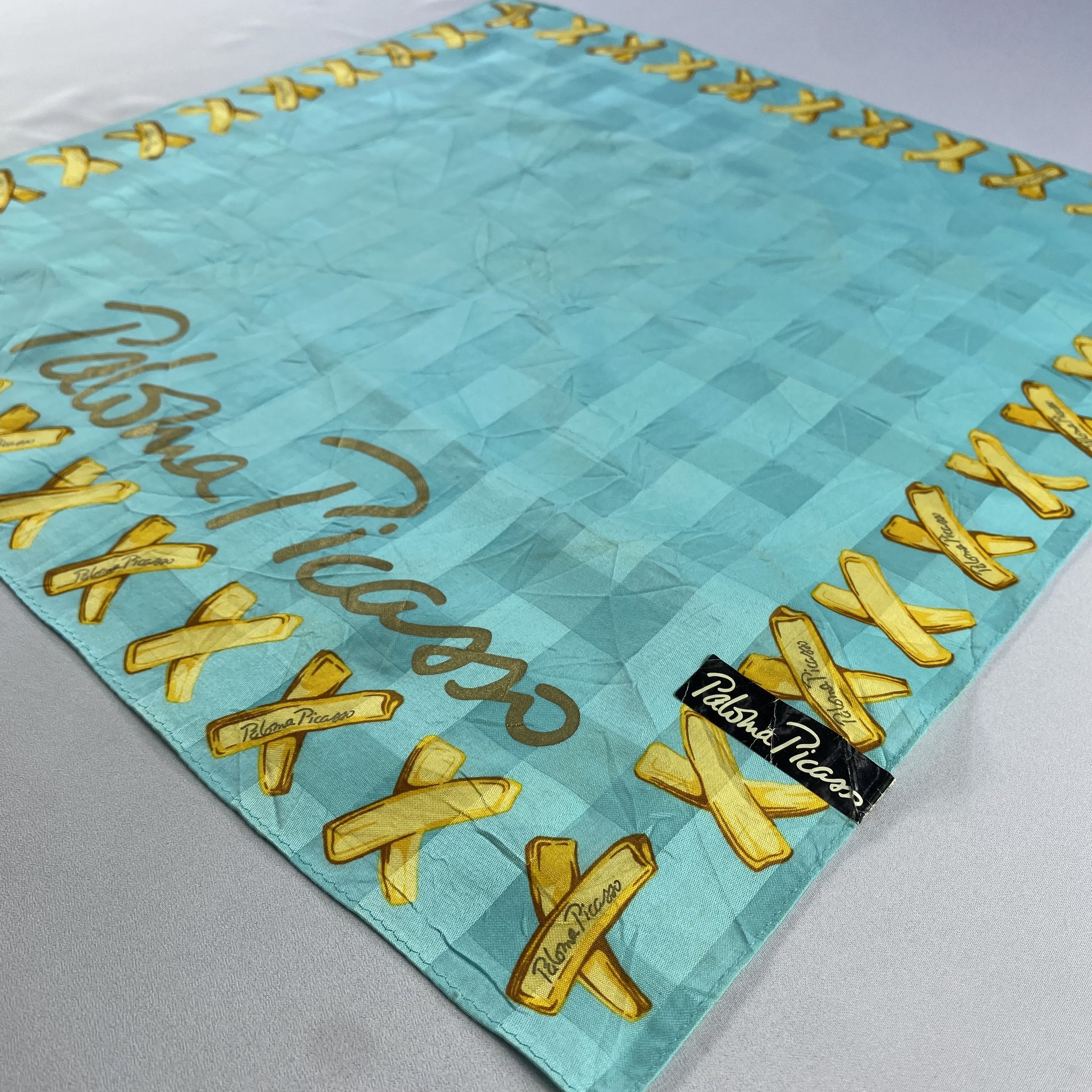 Vintage Picasso Bandana/ Handkerchief / Neckerchief Size ONE SIZE - 2 Thumbnail