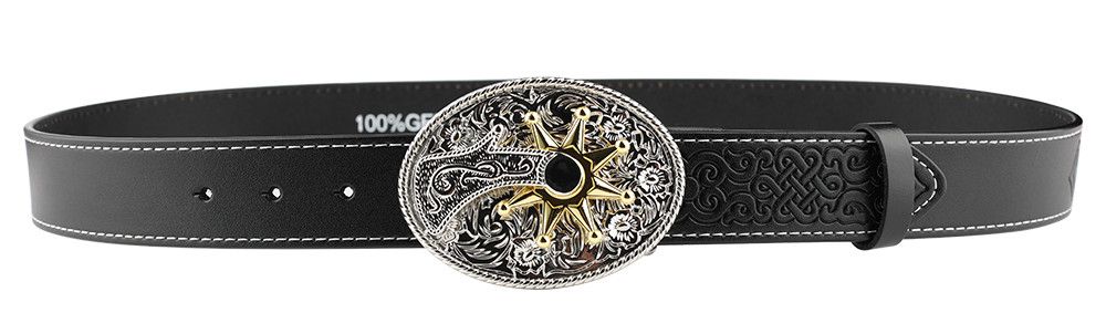 Designer New Trend Vintage Belt Riveted Belts Menswear Accessories Size ONE SIZE - 4 Thumbnail
