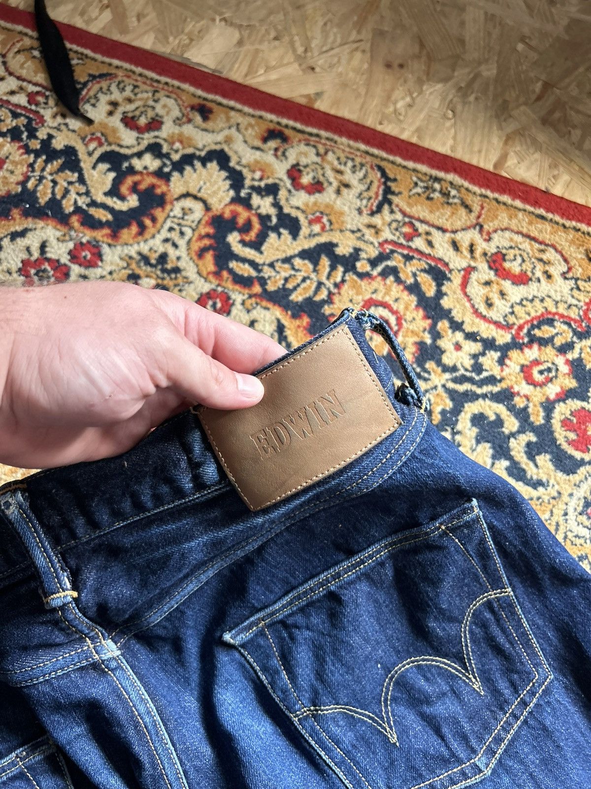 Edwin Edwin Selvedge Japanese Denim Pants 33x32 Size US 33 - 18 Thumbnail