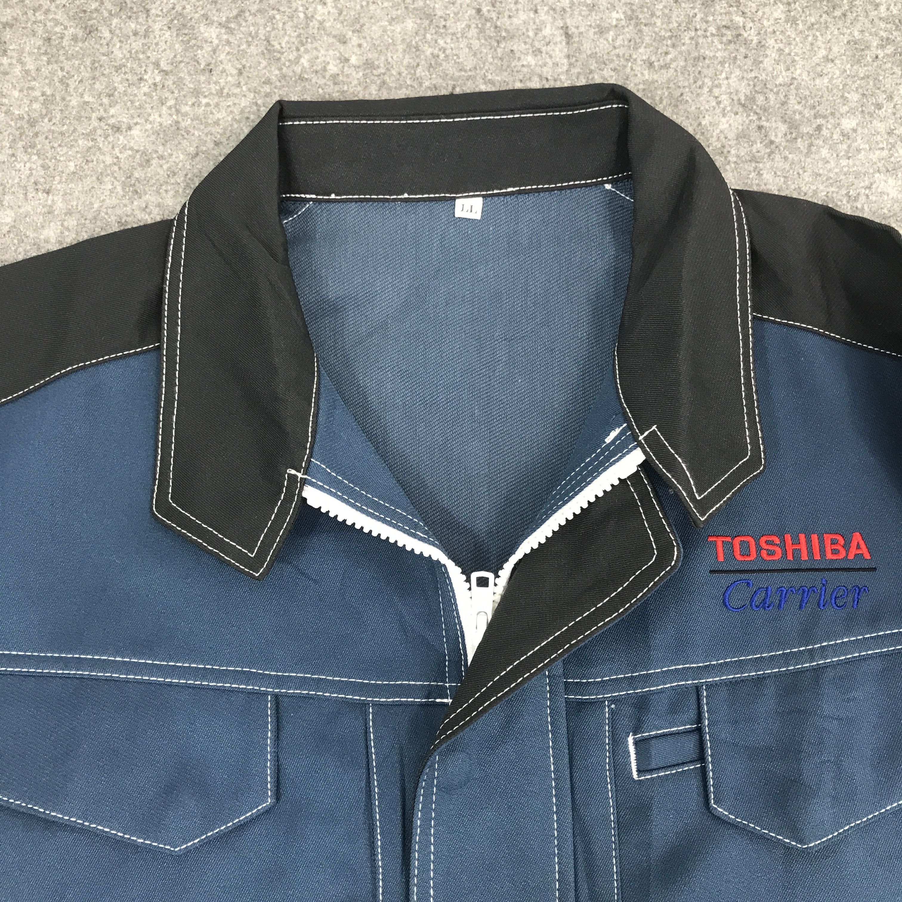 Japanese Brand Rare Toshiba carrier Worker Jacket Size US L / EU 52-54 / 3 - 8 Thumbnail