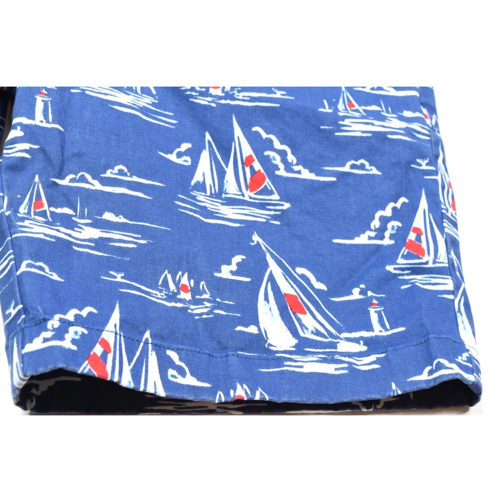 Vineyard Vines Vineyard Vines Breaker Chino Shorts Mens 32 Blue Nautical Boats 9" Cotton Size US 32 / EU 48 - 4 Thumbnail
