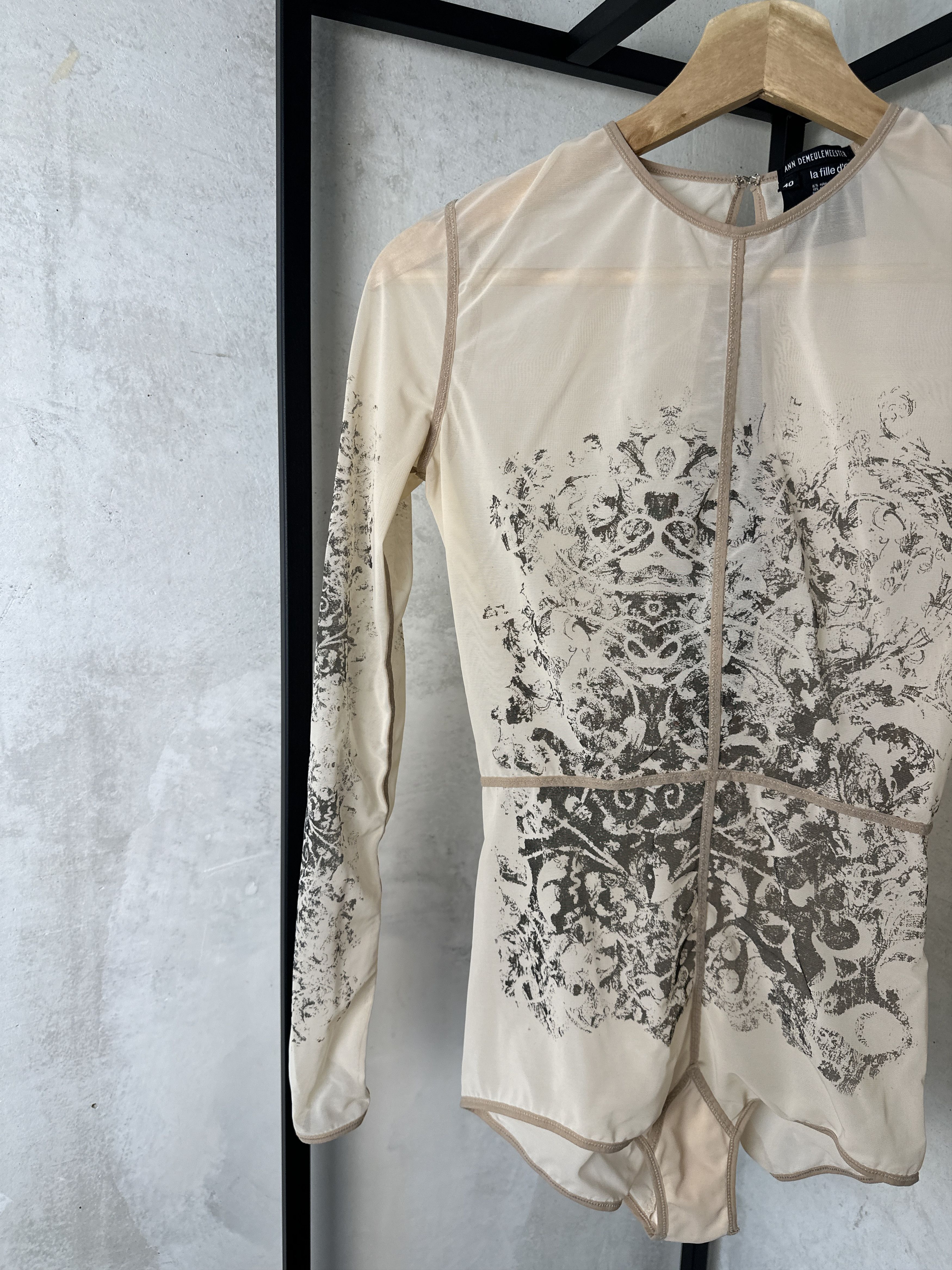 Ann Demeulemeester Ann Demeulemeester SS16 Body Stulle Armour Bodysuit Size XS / US 0-2 / IT 36-38 - 3 Thumbnail