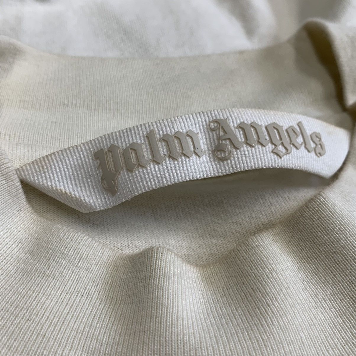 Palm Angels Palm Angels Small Tee College Crew White T-Shirt Oversized Size US S / EU 44-46 / 1 - 6 Thumbnail