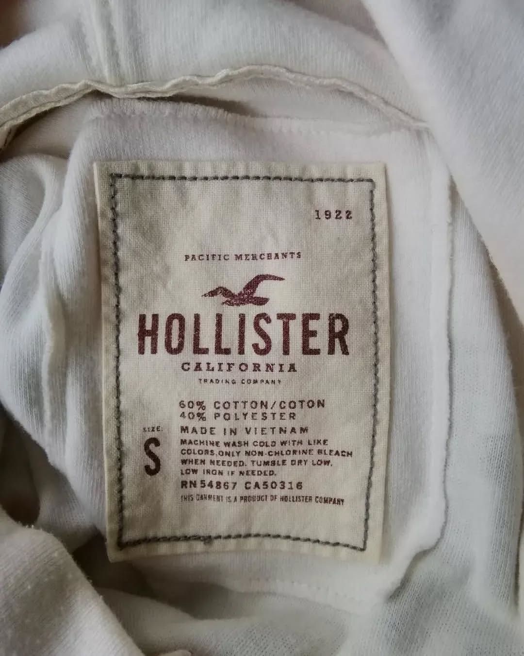 Hollister × Japanese Brand Hollister CA White Long Woman Hoodie Size S / US 4 / IT 40 - 5 Thumbnail
