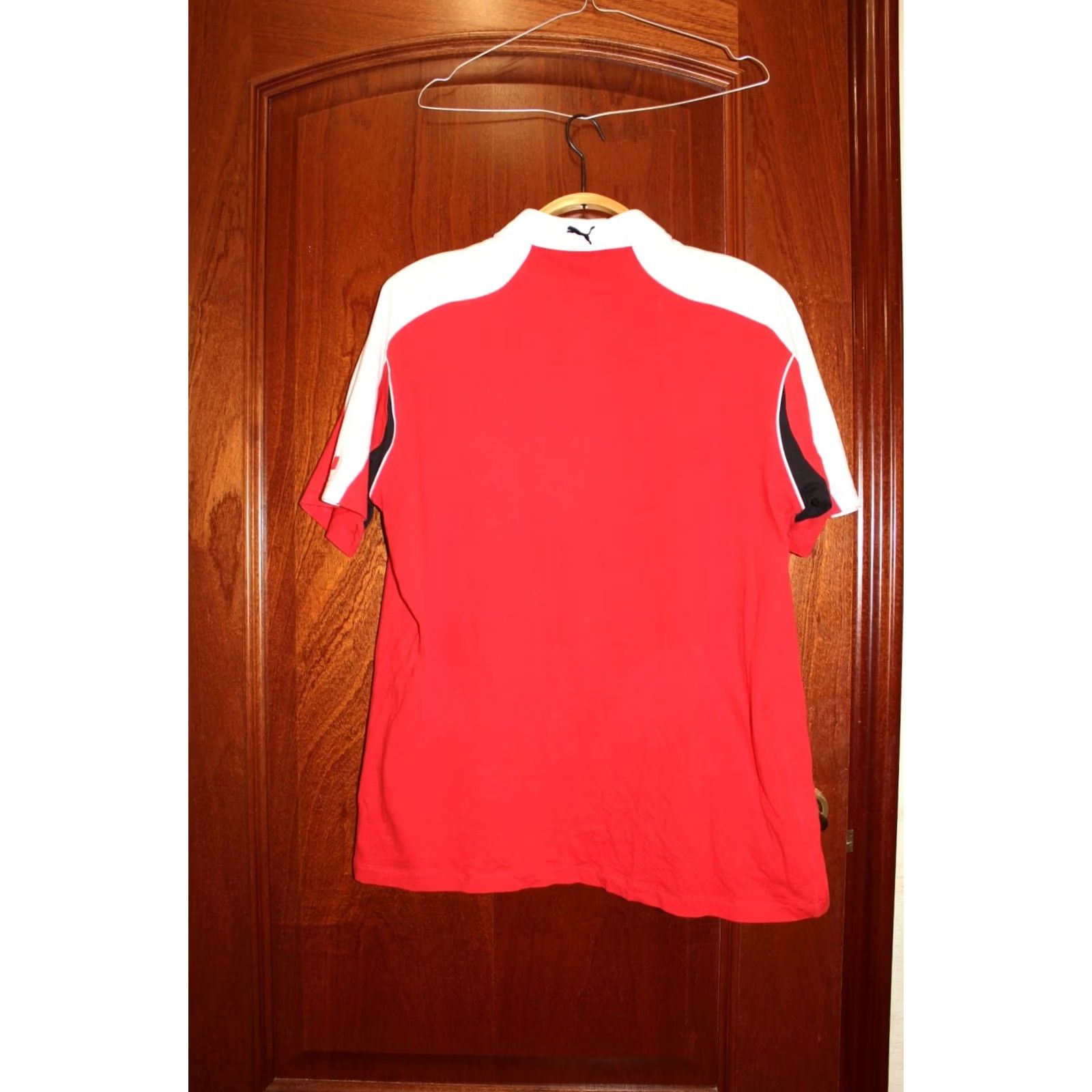 Ferrari VINTAGE Santander Ferrari Polo T-Shirt XL Unisex Adults Red 2000s Motorsport, Formula 1 Mens Women Boys Girls Size US XL / EU 56 / 4 - 5 Thumbnail