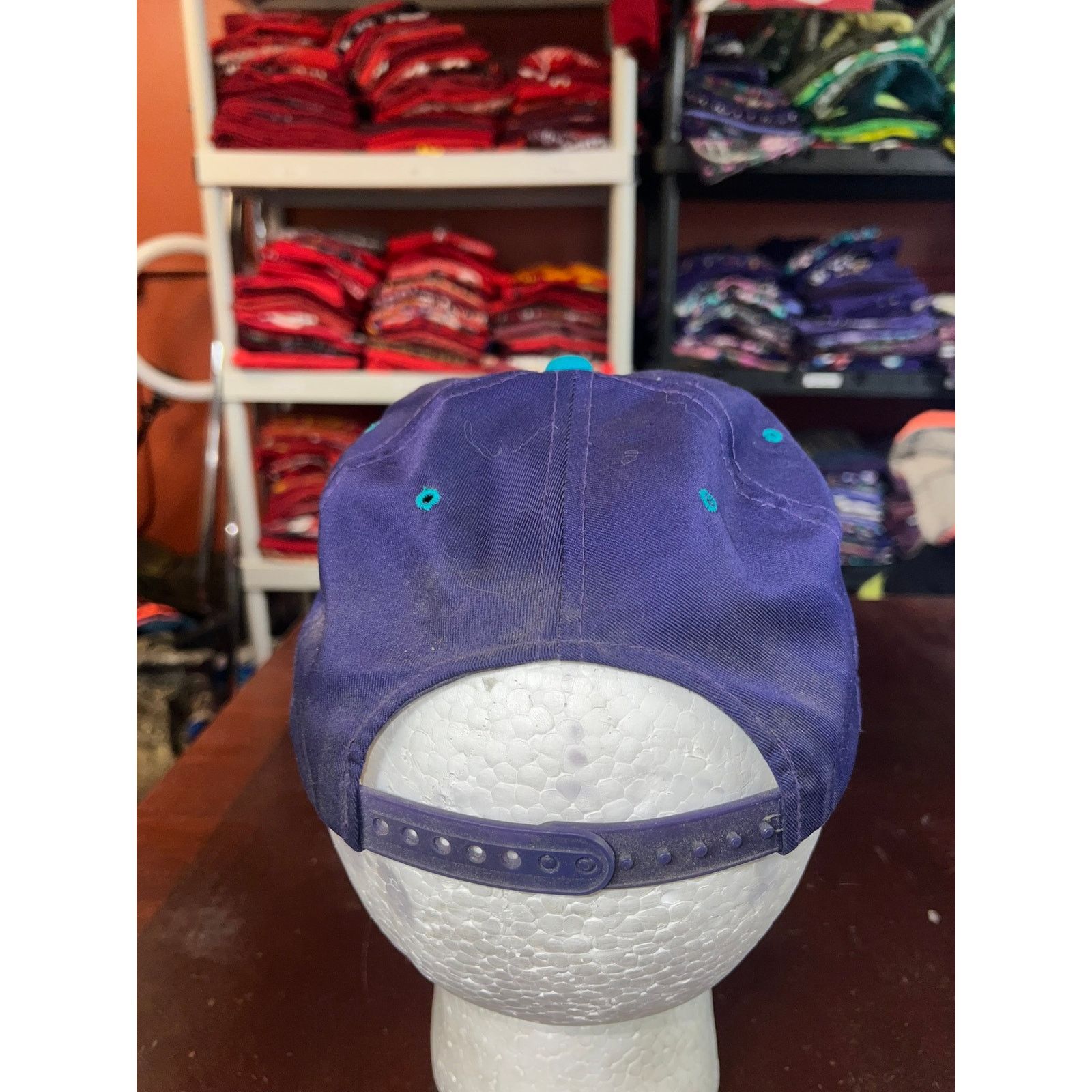 Vintage Vintage John Elway hat Dealership Truck Purple Snapback Worn Size ONE SIZE - 5 Thumbnail