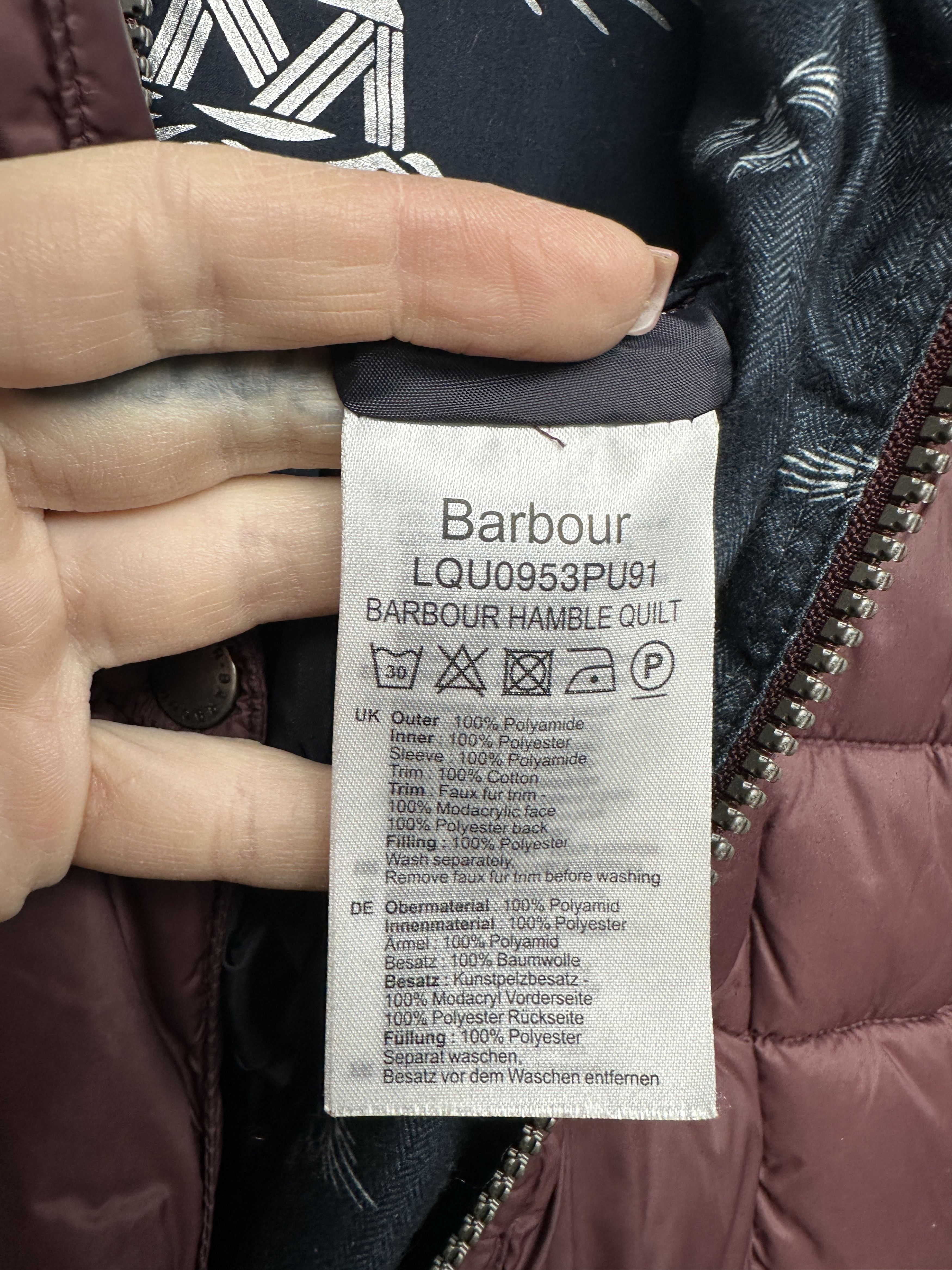 Barbour Barbour Womens Hamble Quilted Puffer Jacket Size M / US 6-8 / IT 42-44 - 6 Thumbnail
