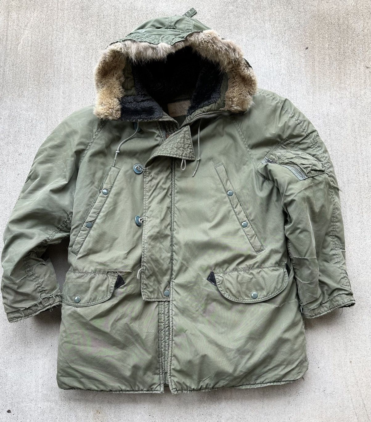 Vintage Vintage USAF N-3B Bomber Jacket Medium 60s Military Size US M / EU 48-50 / 2 - 1 Thumbnail