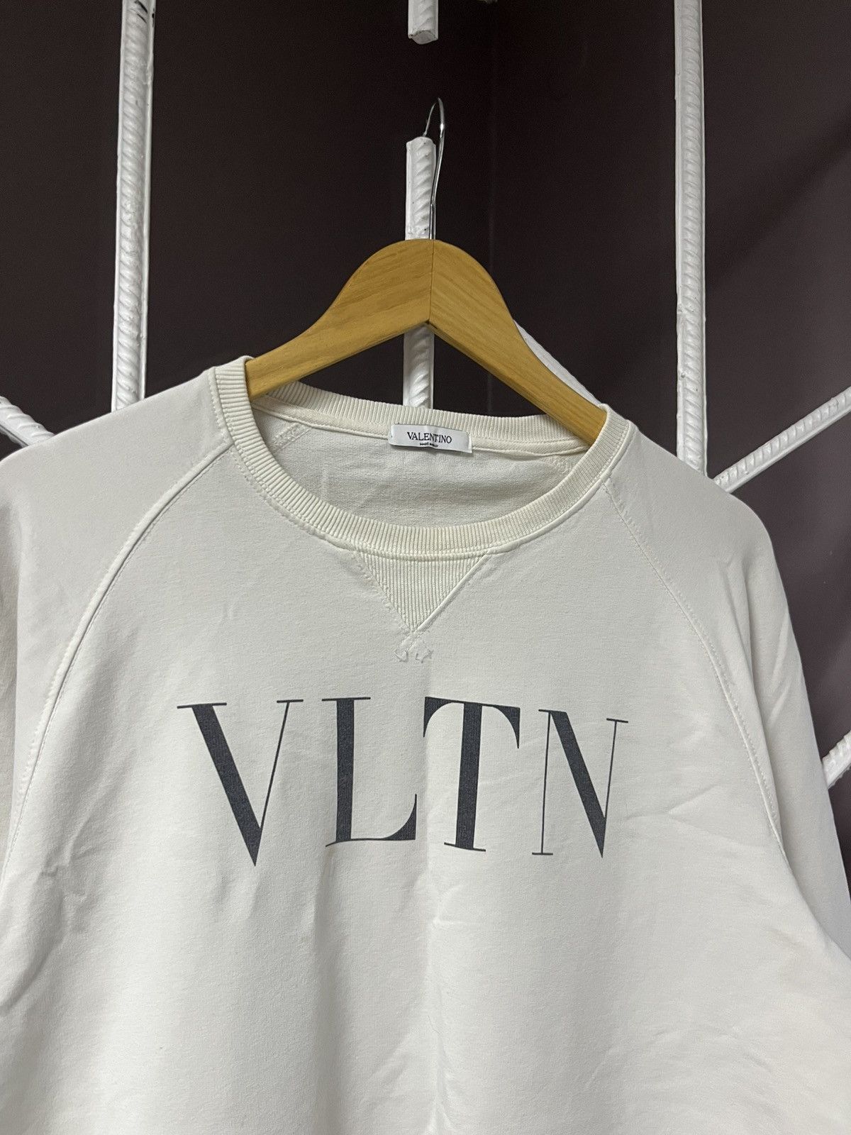 Valentino Valentino VLTN White Sweatshirt Size US XL / EU 56 / 4 - 3 Thumbnail