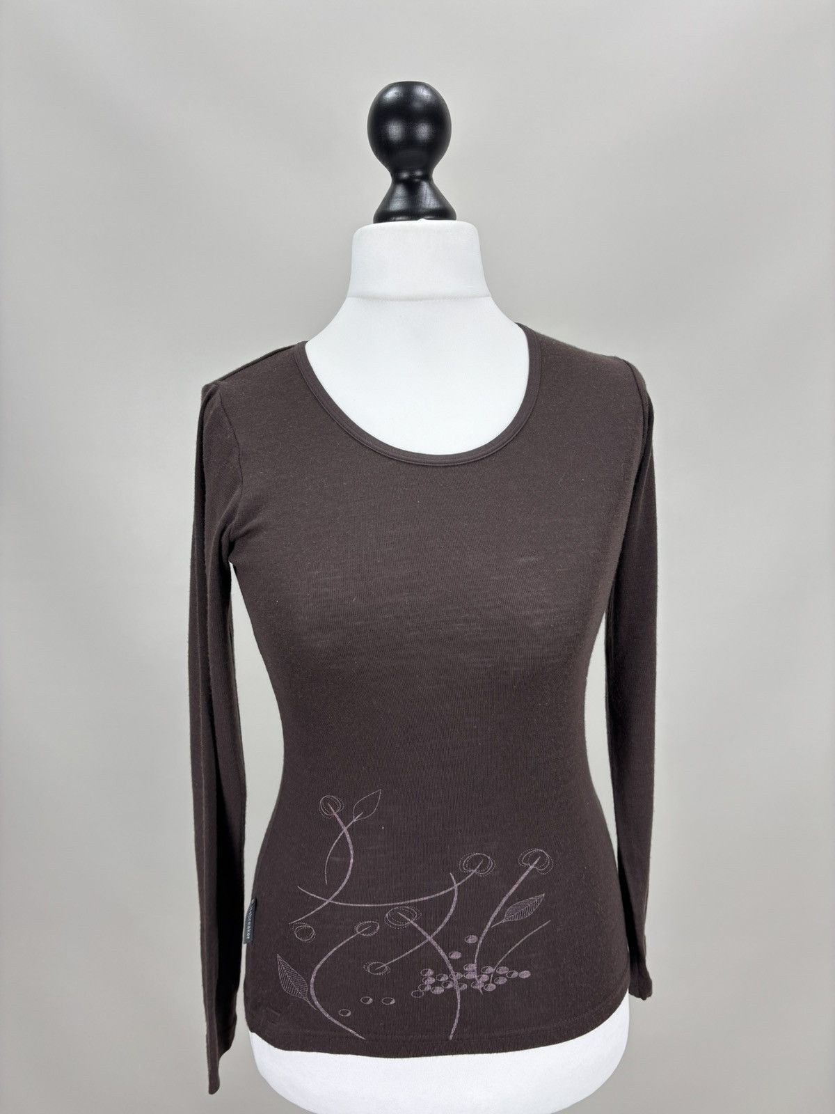 Icebreaker Womens long sleeve Icebreaker Size S Color Brown Size S / US 4 / IT 40 - 2 Thumbnail