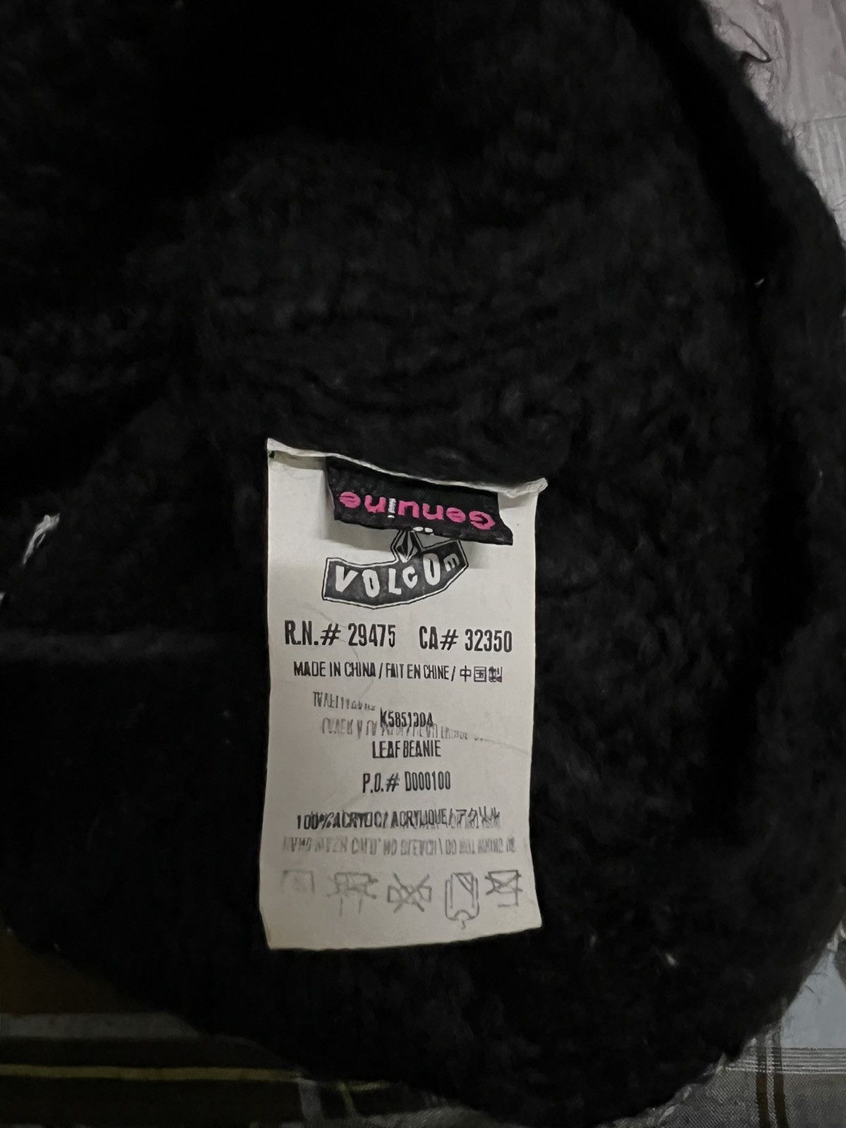 Volcom Vintage Volcom Crochet Beanie Hat Size ONE SIZE - 7 Thumbnail