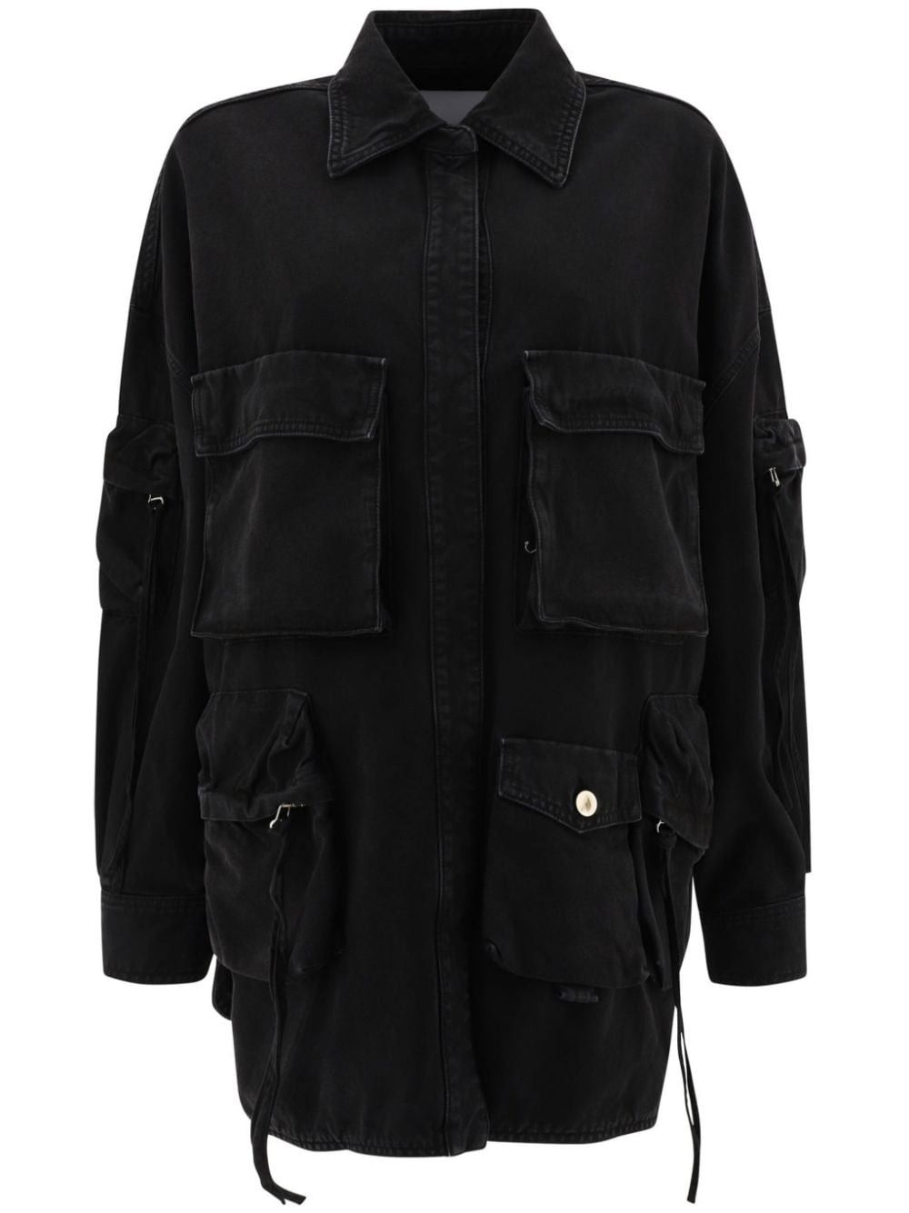 The Attico FERN DENIM JACKET Size S / US 4 / IT 40 - 1 Thumbnail