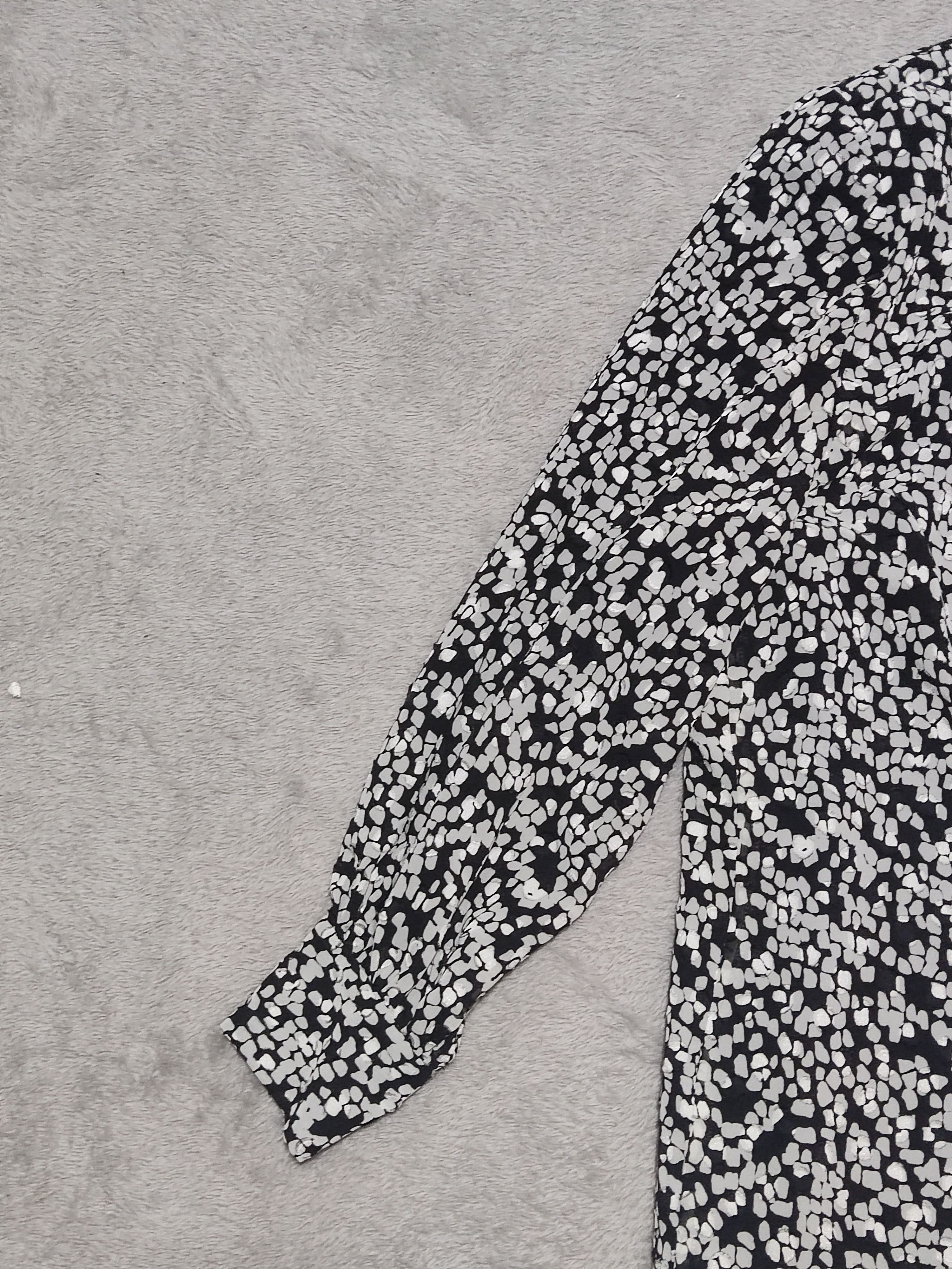 Hanae Mori Vintage Hanae Mori Boutique 1980s Abstract Print Dress Size M / US 6-8 / IT 42-44 - 7 Thumbnail
