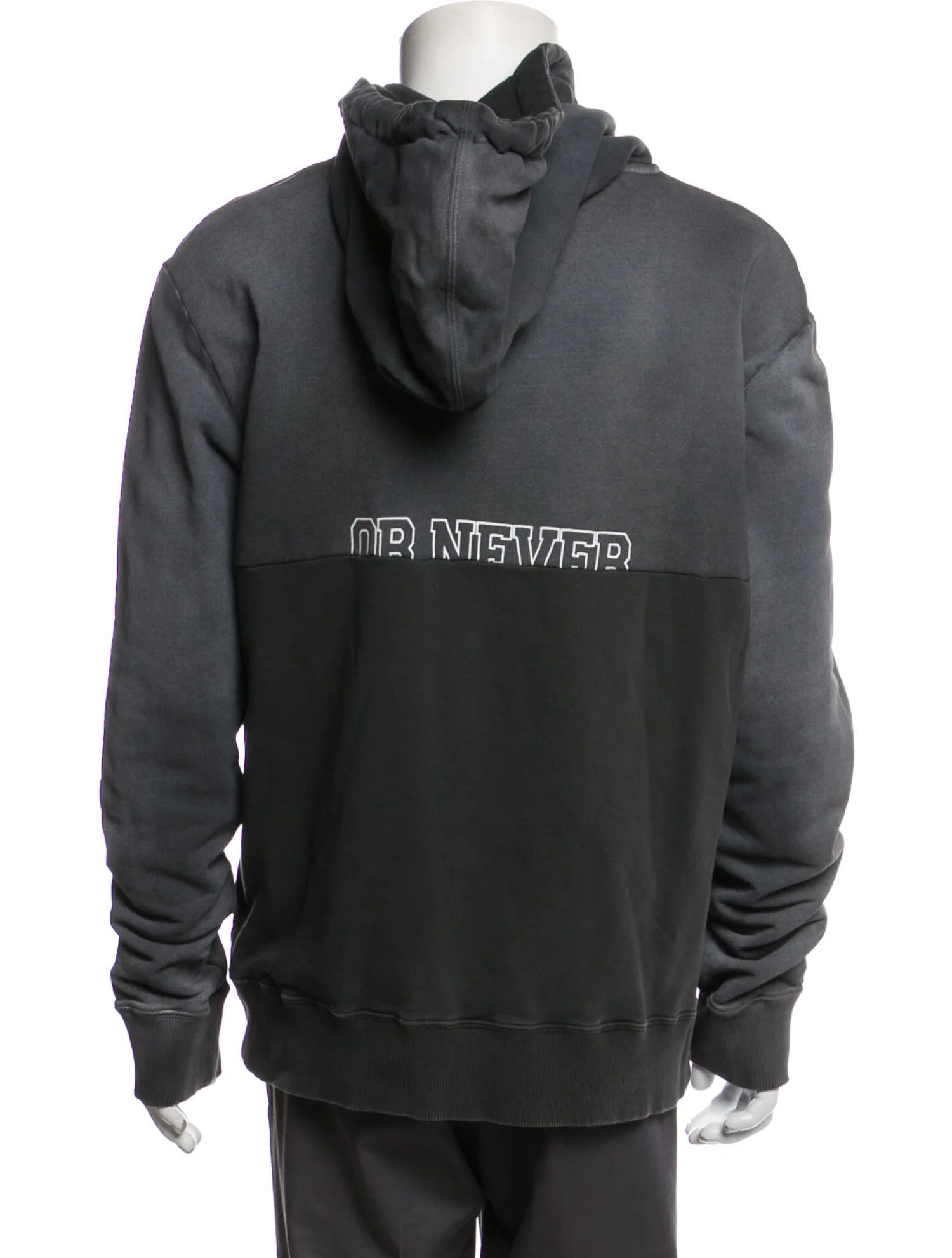Saint Laurent Paris SAINT LAURENT Hoodie Sweater Print White Oversize Gray Size US M / EU 48-50 / 2 - 5 Thumbnail