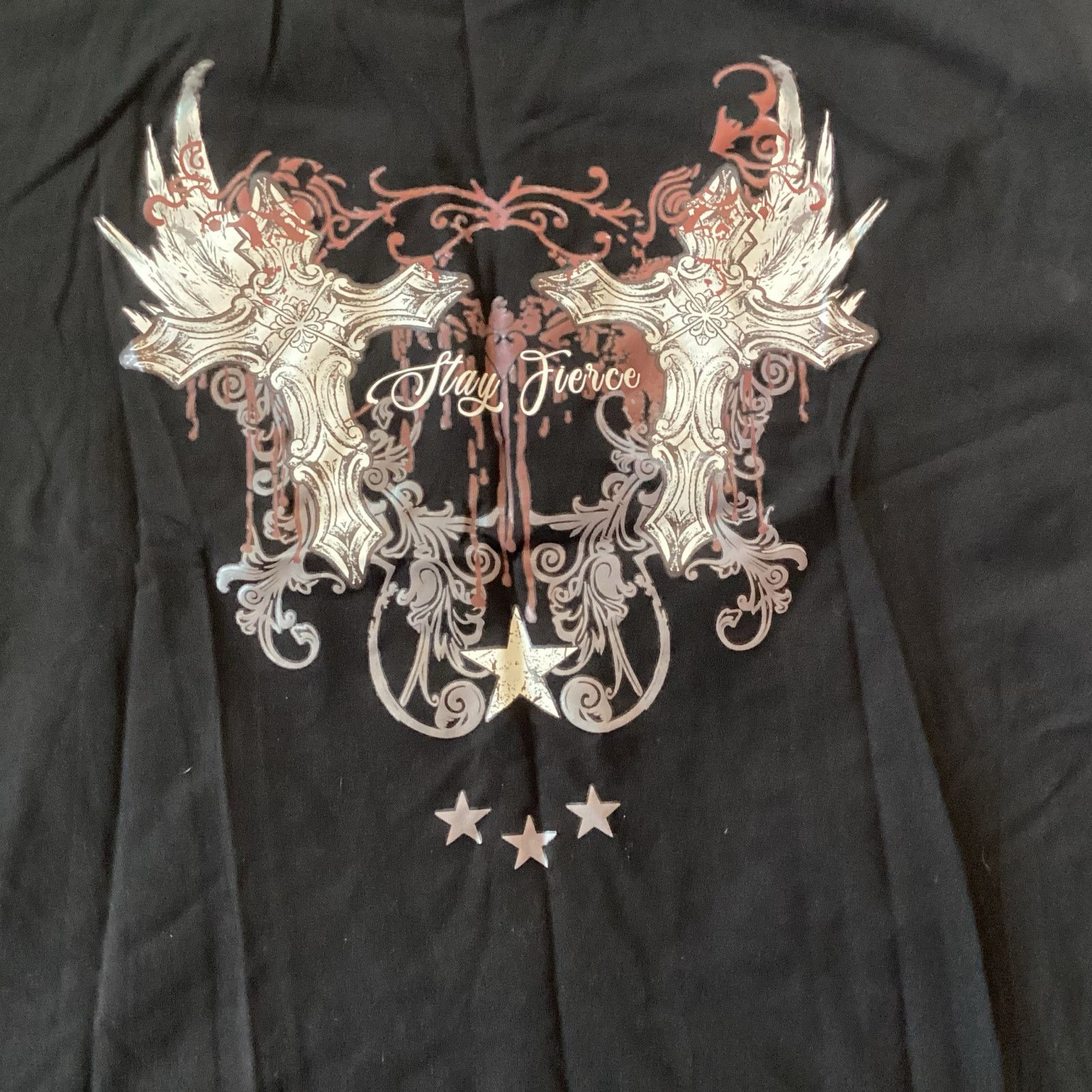 Other Romwe Black GraphicTee Size US XL / EU 56 / 4 - 2 Thumbnail