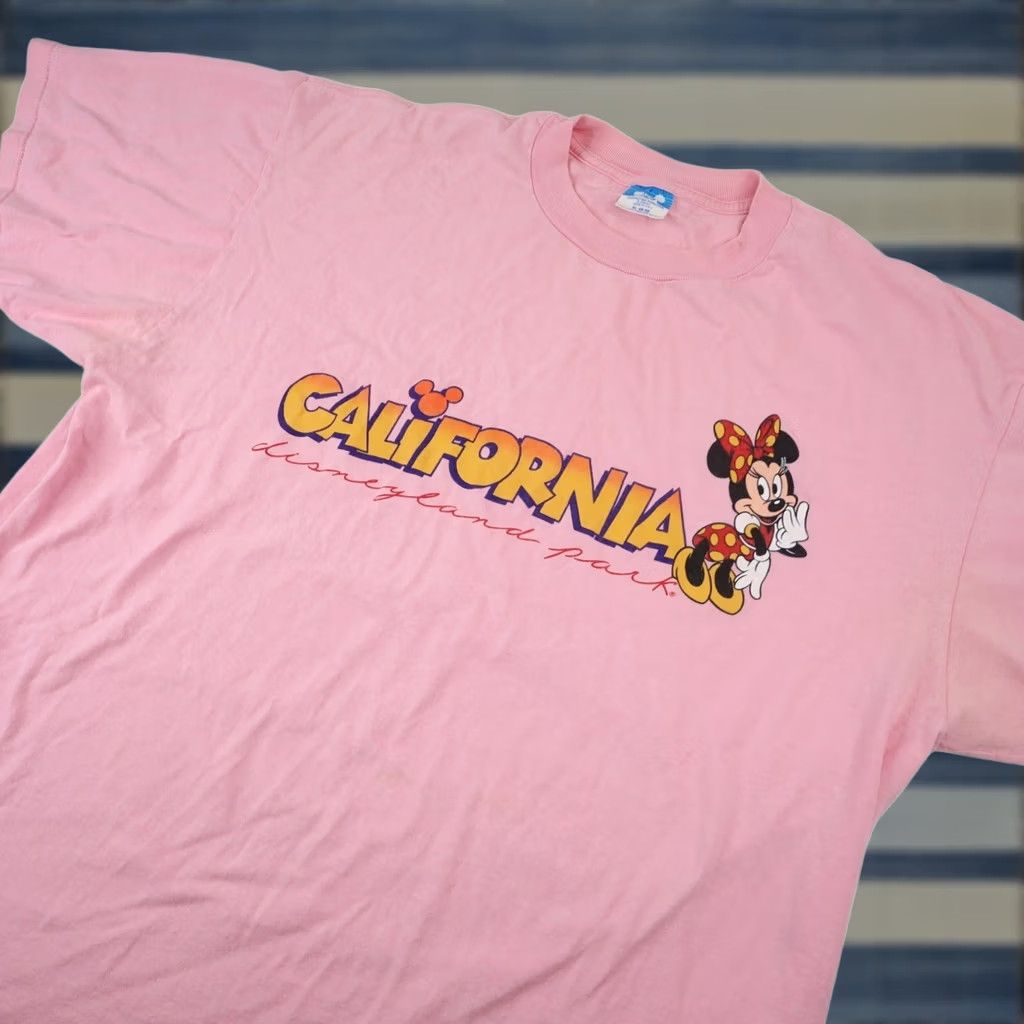 Disney VINTAGE Disney Mens XL California Disnelyland Park Minnie Mouse Graphic T Shirt Size US XL / EU 56 / 4 - 1 Thumbnail