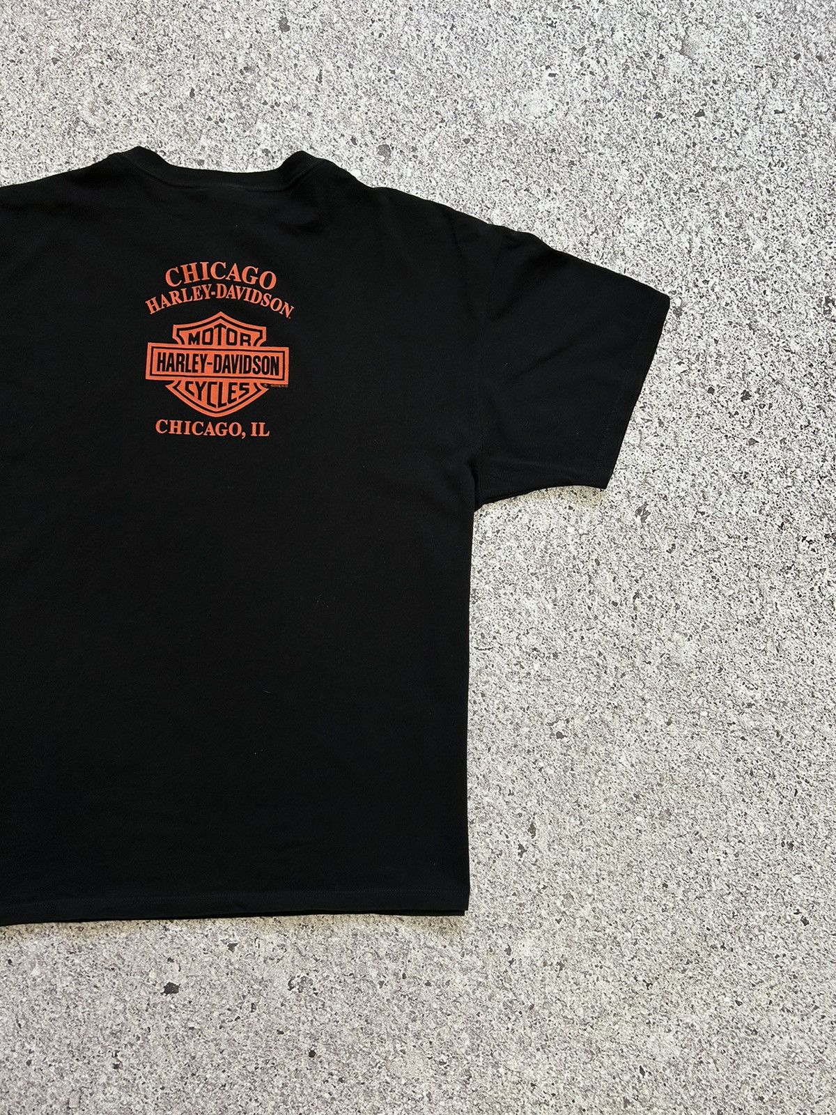 Band Tees × Harley Davidson × Vintage Vintage 2015 Harley Davidson Chicago Precision Tuned T-Shirt Size US XXL / EU 58 / 5 - 8 Thumbnail