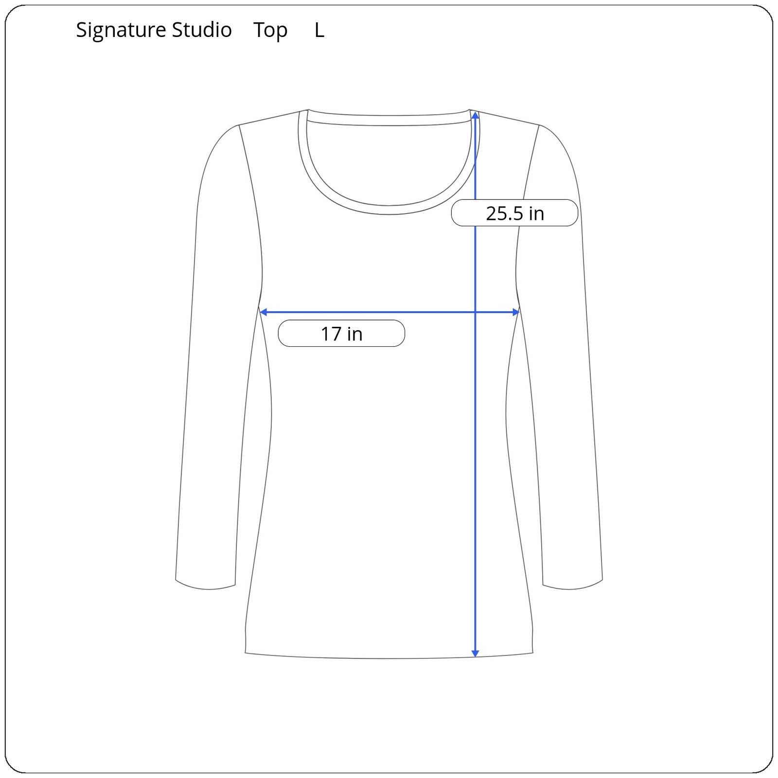 Other Signature Studio Long Sleeve Top Women's Size Large Size L / US 10 / IT 46 - 5 Thumbnail