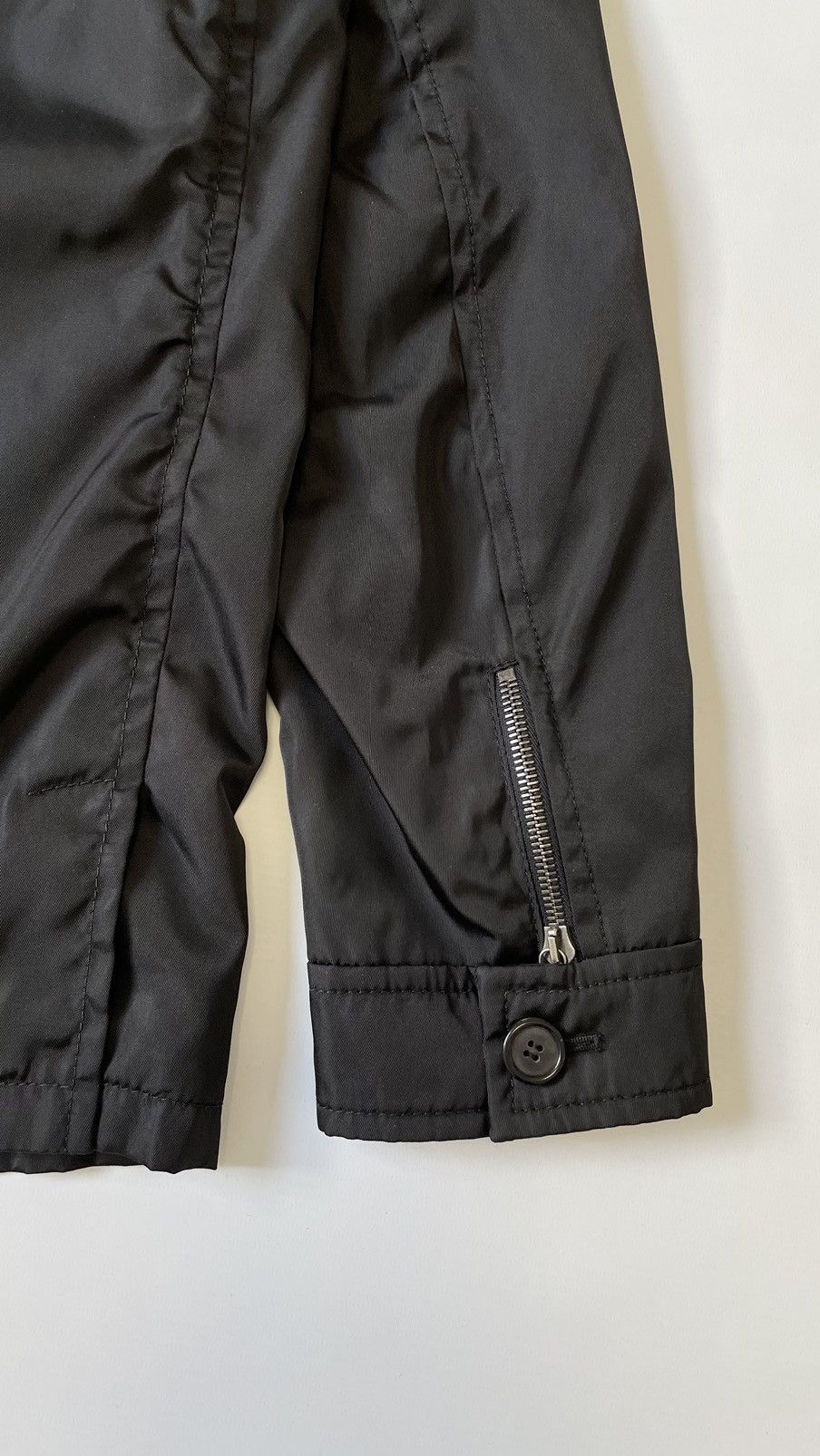 Prada Mid 2000s Black Nylon Work Jacket Size US M / EU 48-50 / 2 - 17 Thumbnail