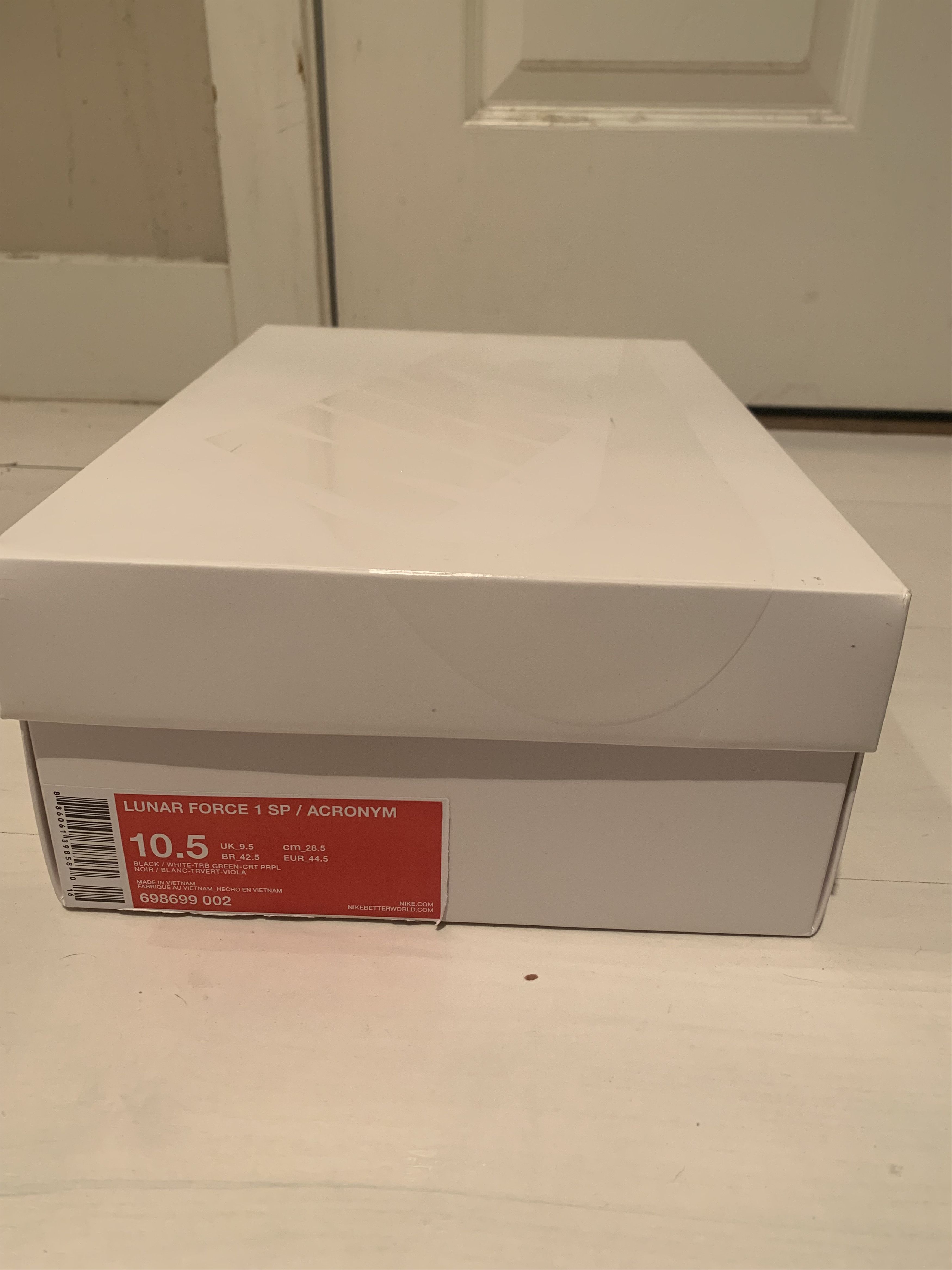 Acronym × Nike Nike x Acronym Lunar Force 1 White 10.5 US Size US 10.5 / EU 43-44 - 4 Thumbnail