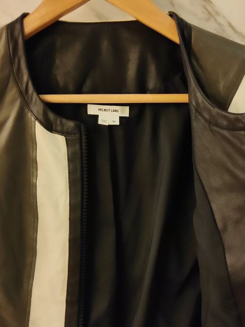 Helmut Lang HELMUT LANG Colorful short leather jacket Size M / US 6-8 / IT 42-44 - 7 Thumbnail