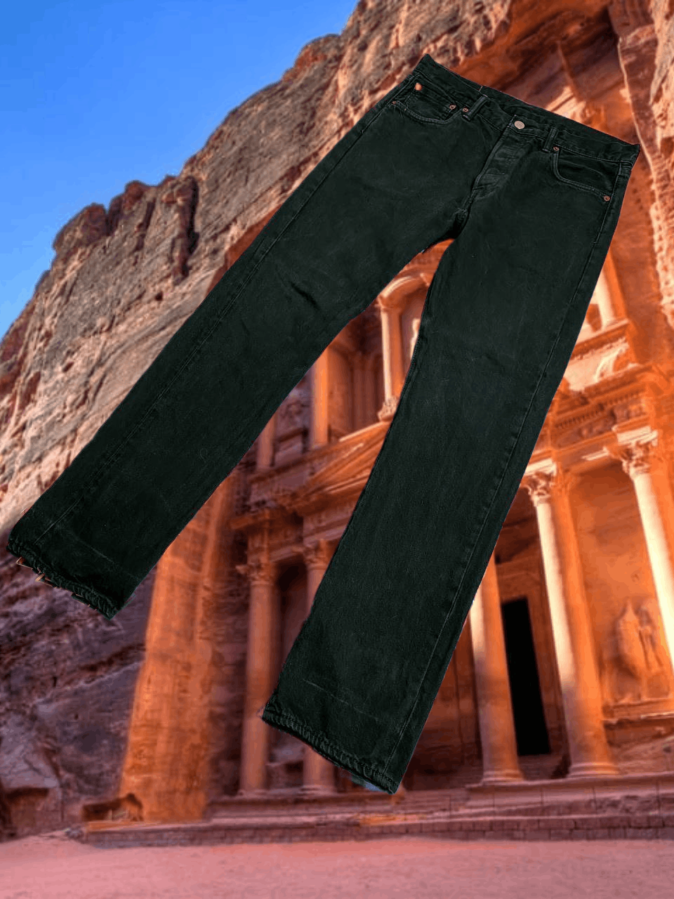 Levi's Y2K Levi's 501 logo jeans pants vintage w30 streetwear Size US 30 / EU 46 - 1 Thumbnail