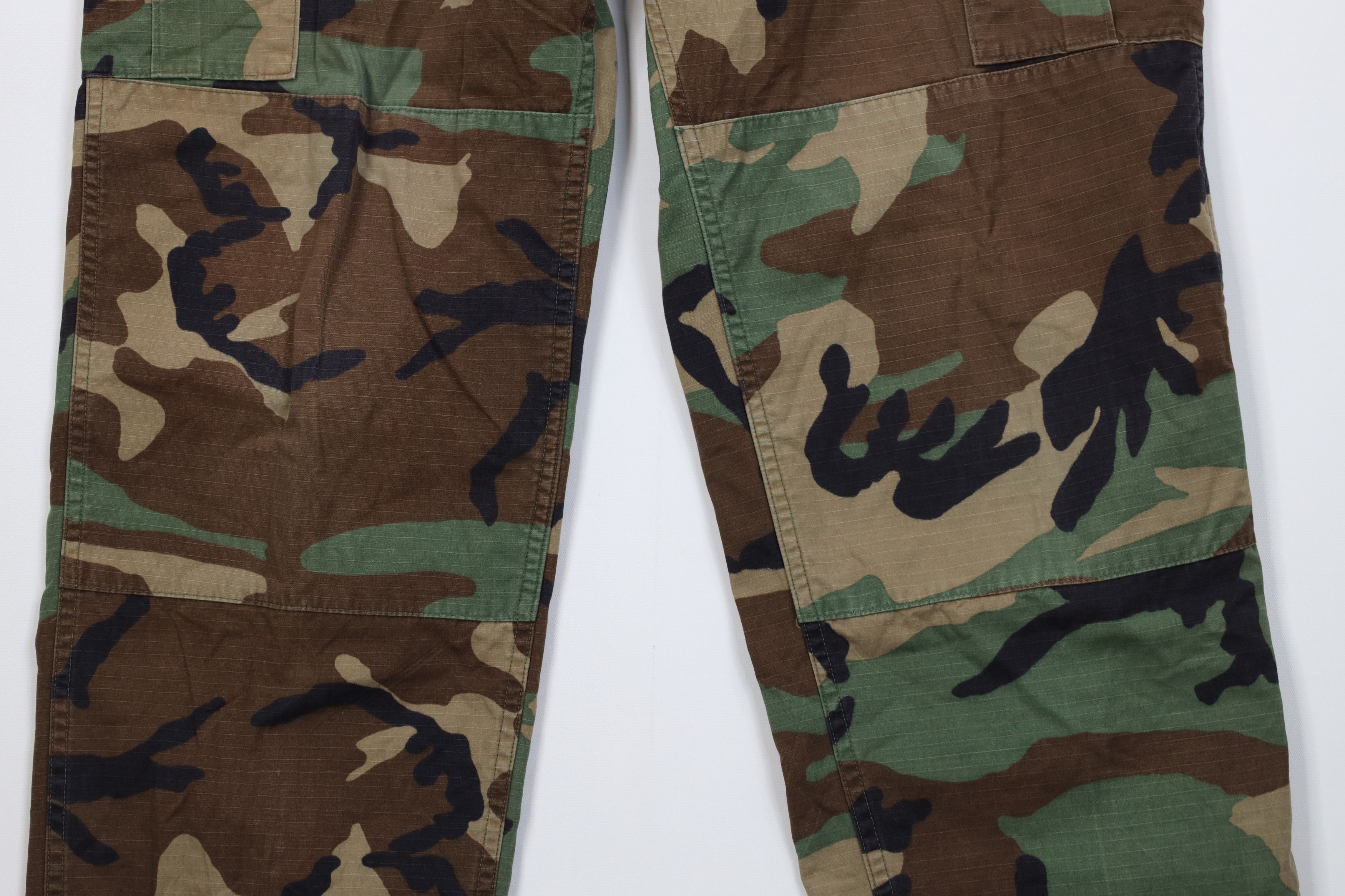 Vintage Vintage 90s USGI Woodland Camouflage Combat Cargo Pants Size US 34 / EU 50 - 3 Thumbnail