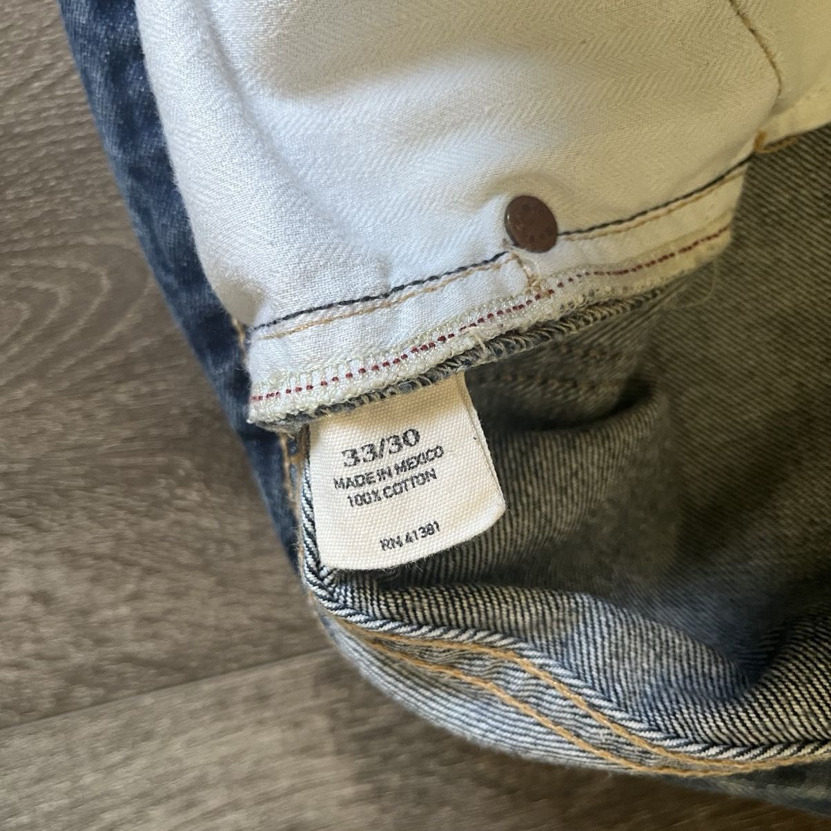 Polo Ralph Lauren × Ralph Lauren × Vintage Polo Ralph Lauren Varick Slim Straight Denim Jeans 33x30 Vtg Size US 33 - 11 Thumbnail