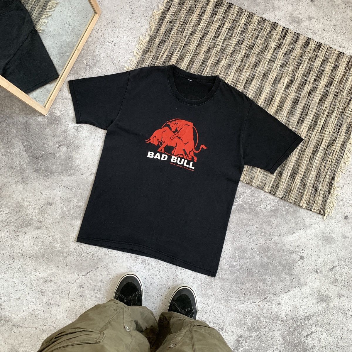 Vintage Vintage Y2k Bad Bull Sex Adult Parody Black Humor Tee Shirt Grailed