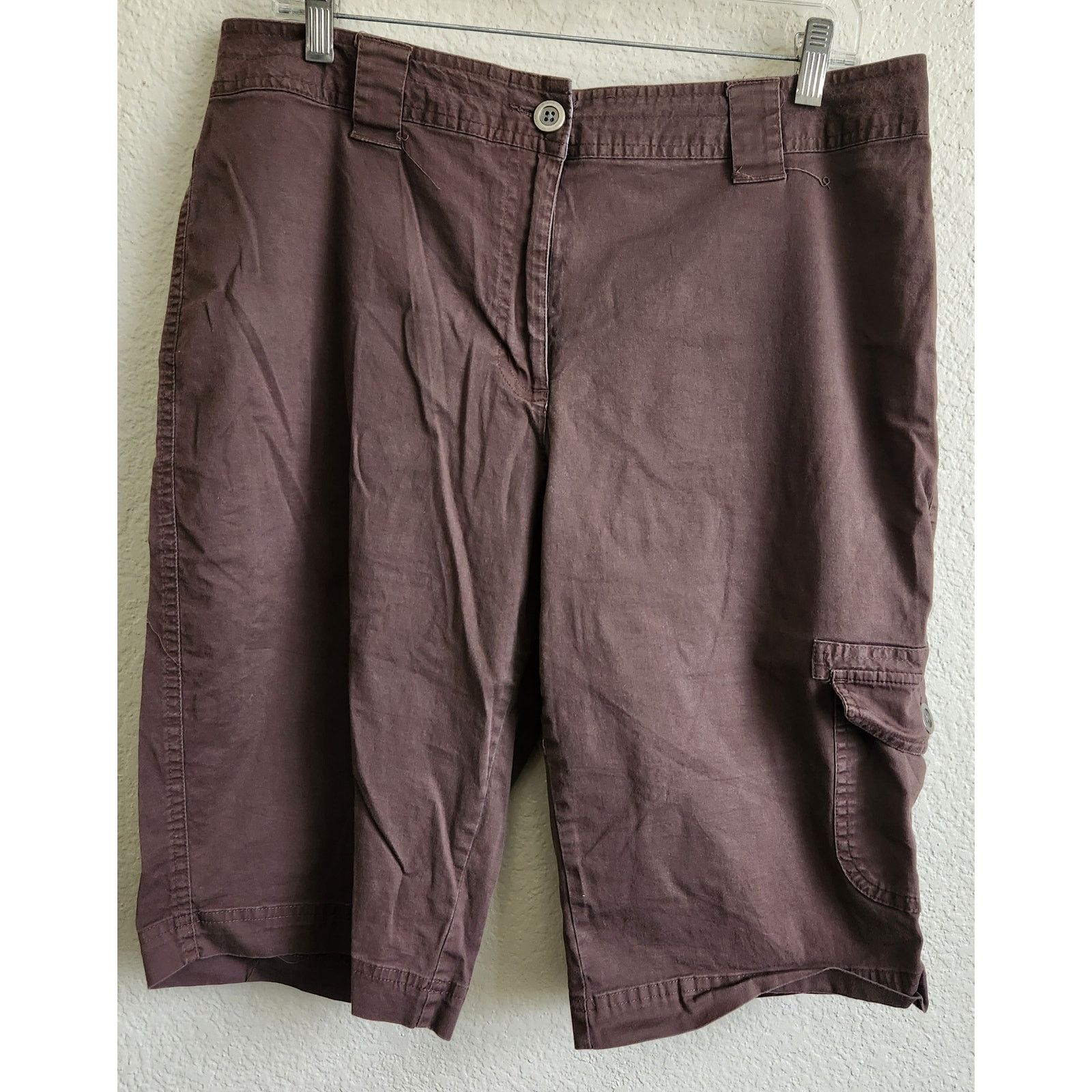 Other Hannah Brown Bermuda Shorts 12 Lightweight Stretch Soft Size 34" / US 12 / IT 48 - 1 Thumbnail
