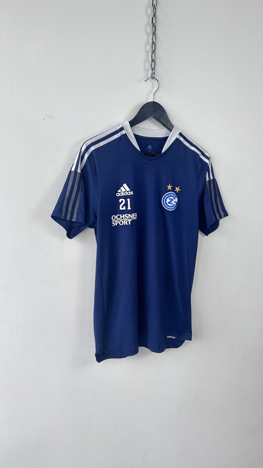Adidas Adidas Grasshopper Club Zurich Football Shirt Jersey Soccer Size US M / EU 48-50 / 2 - 2 Thumbnail