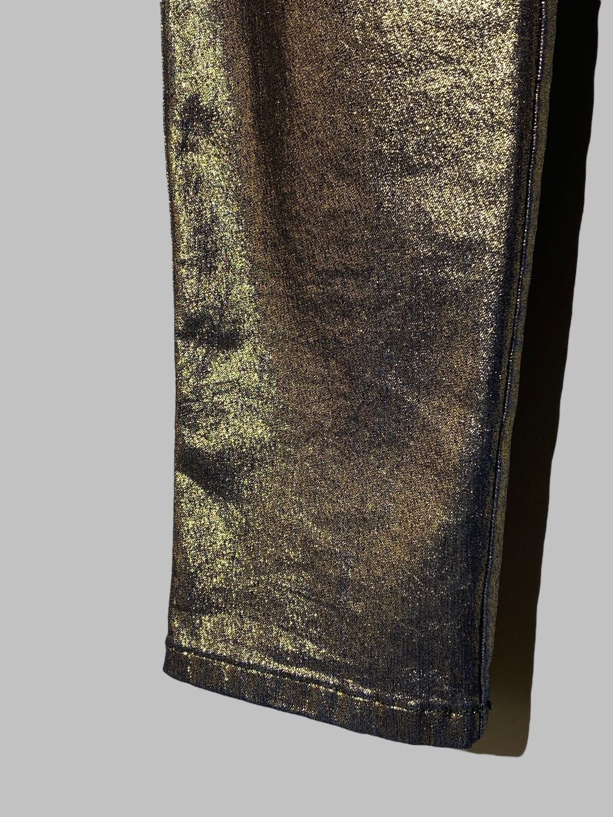 Alice + Olivia Alice + Olivia Shimmer Gold Women’s Pants Made In USA Size 30" / US 8 / IT 44 - 17 Thumbnail