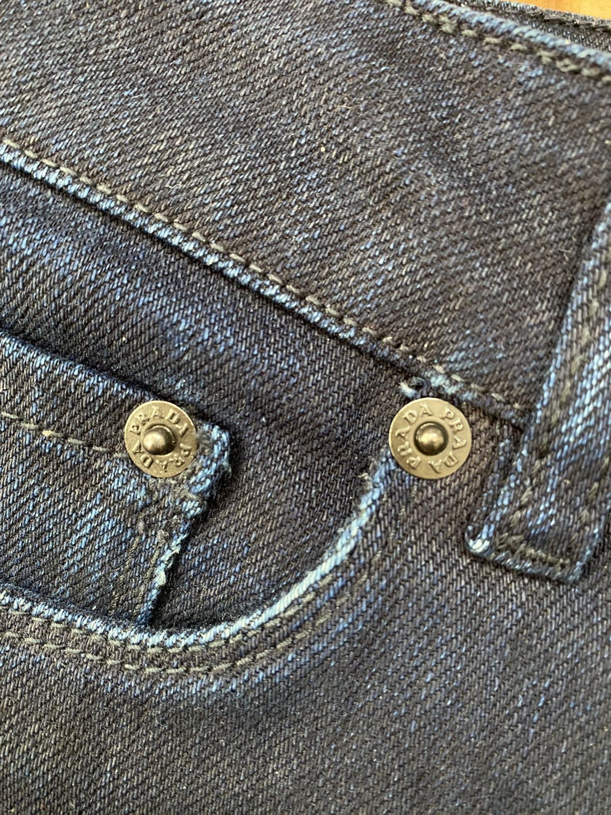 Prada PRADA Contour Fit Dark Blue Stretch Jeans Size 27 Size 27" / US 4 / IT 40 - 14 Thumbnail